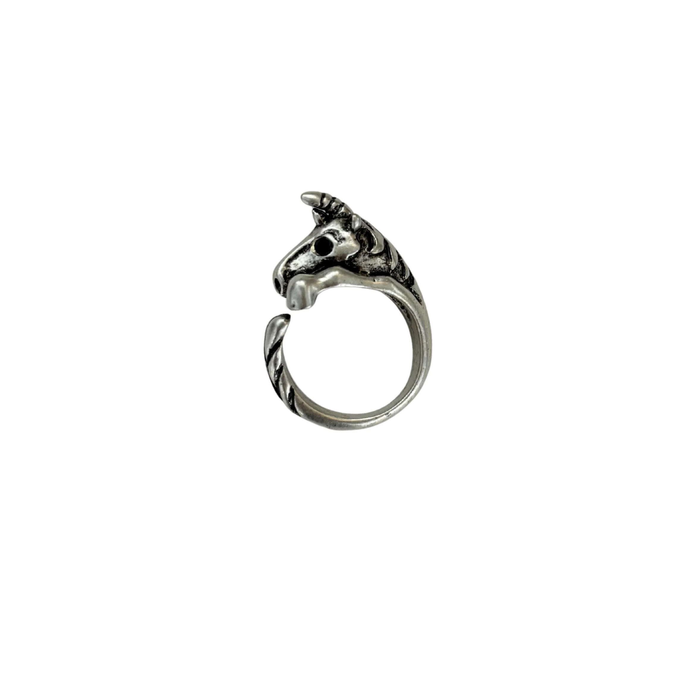 Silver Unicorn Ring | Figural Unicorn Ring Size 7 - Image 7