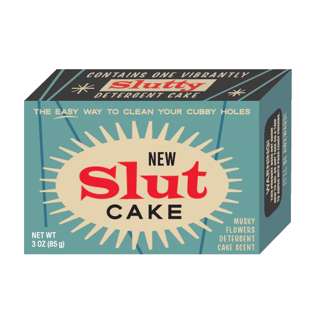 Slut Cake Triple Milled Boxed Bar Soap | Funny Retro-Inspired Soap - Image 3