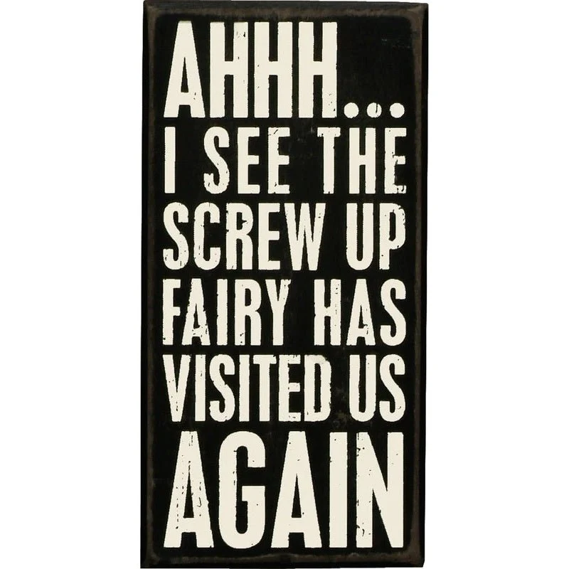 Snarky Quote Wooden Box Signs - 20+ Options! - Image 11