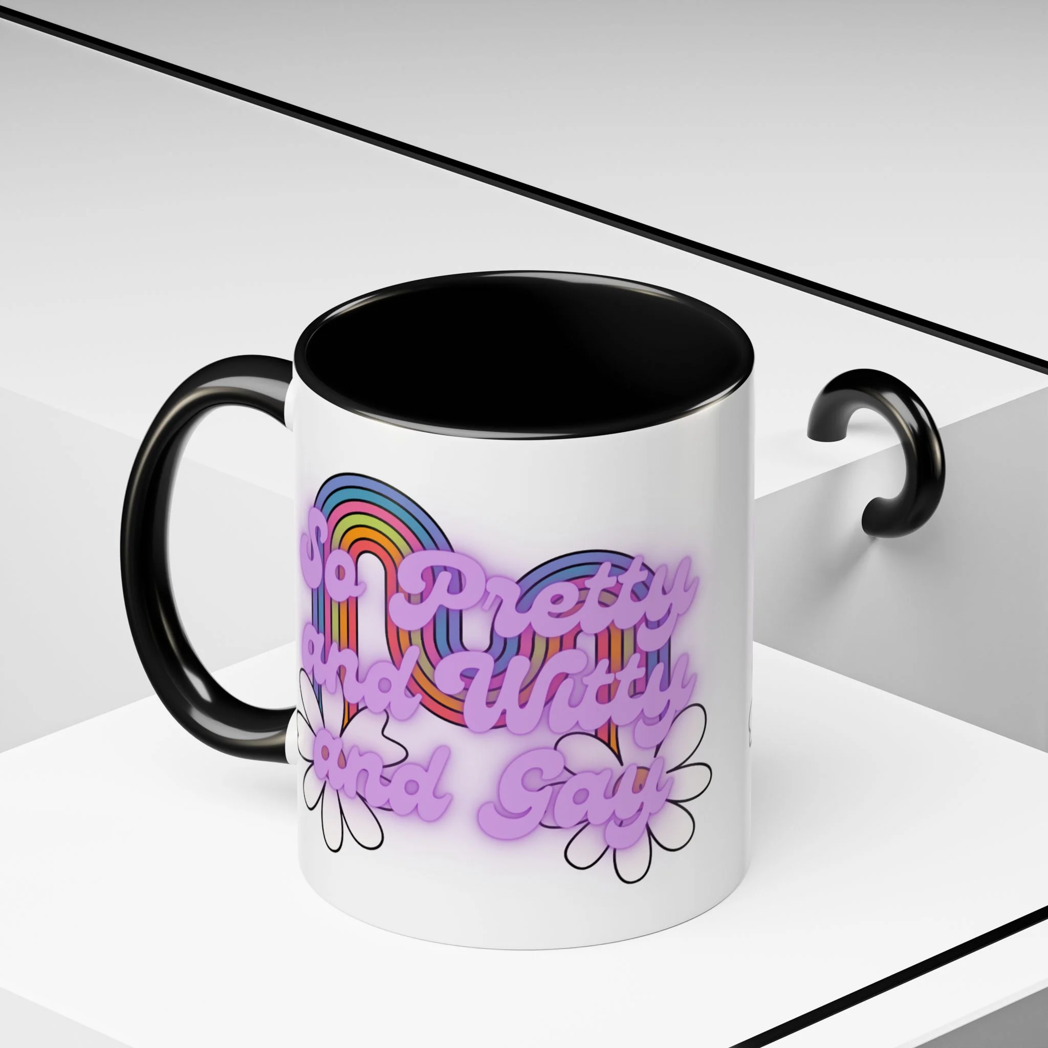 So Pretty and Witty and Gay Accent Coffee Mug 11oz - Image 2