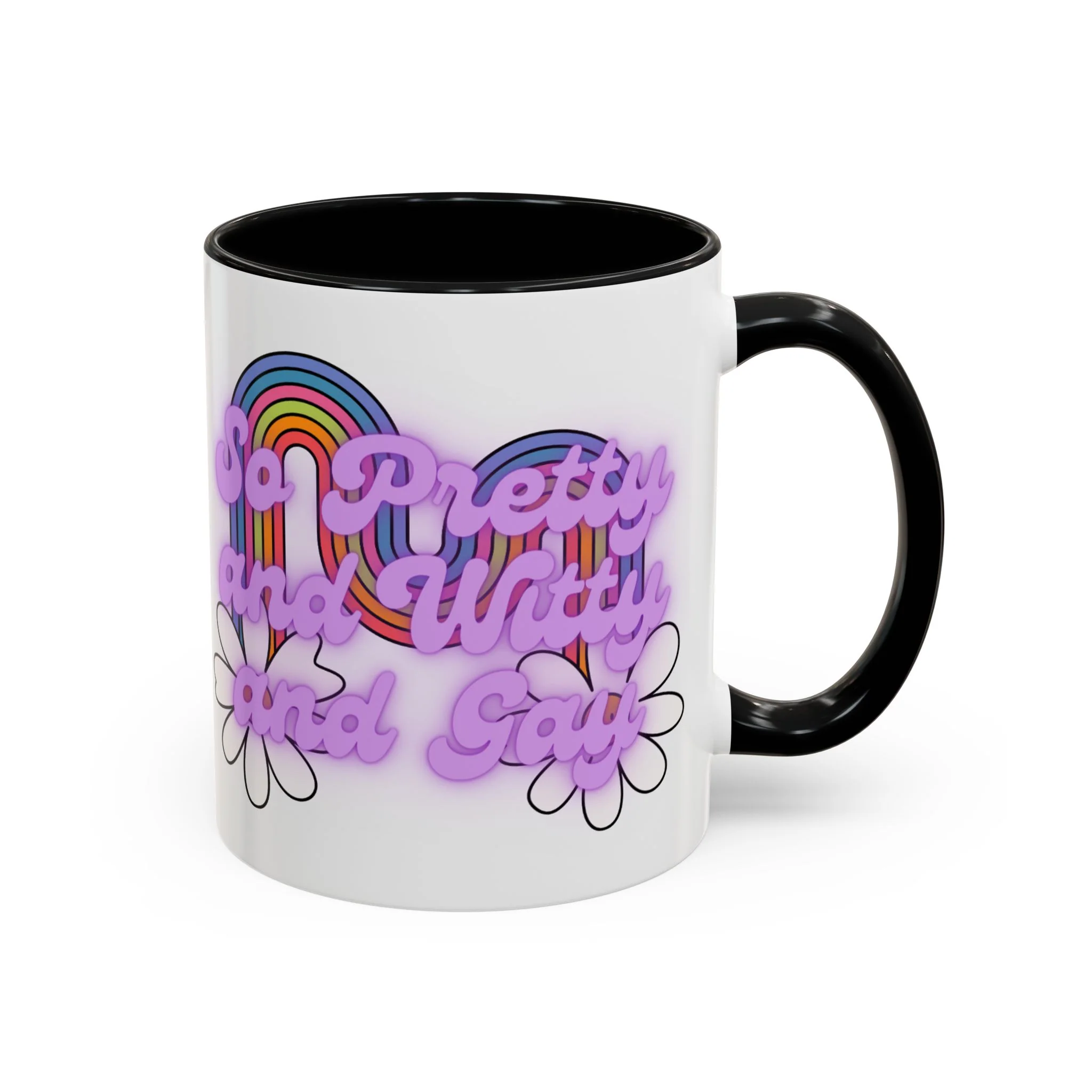 So Pretty and Witty and Gay Accent Coffee Mug 11oz - Image 3