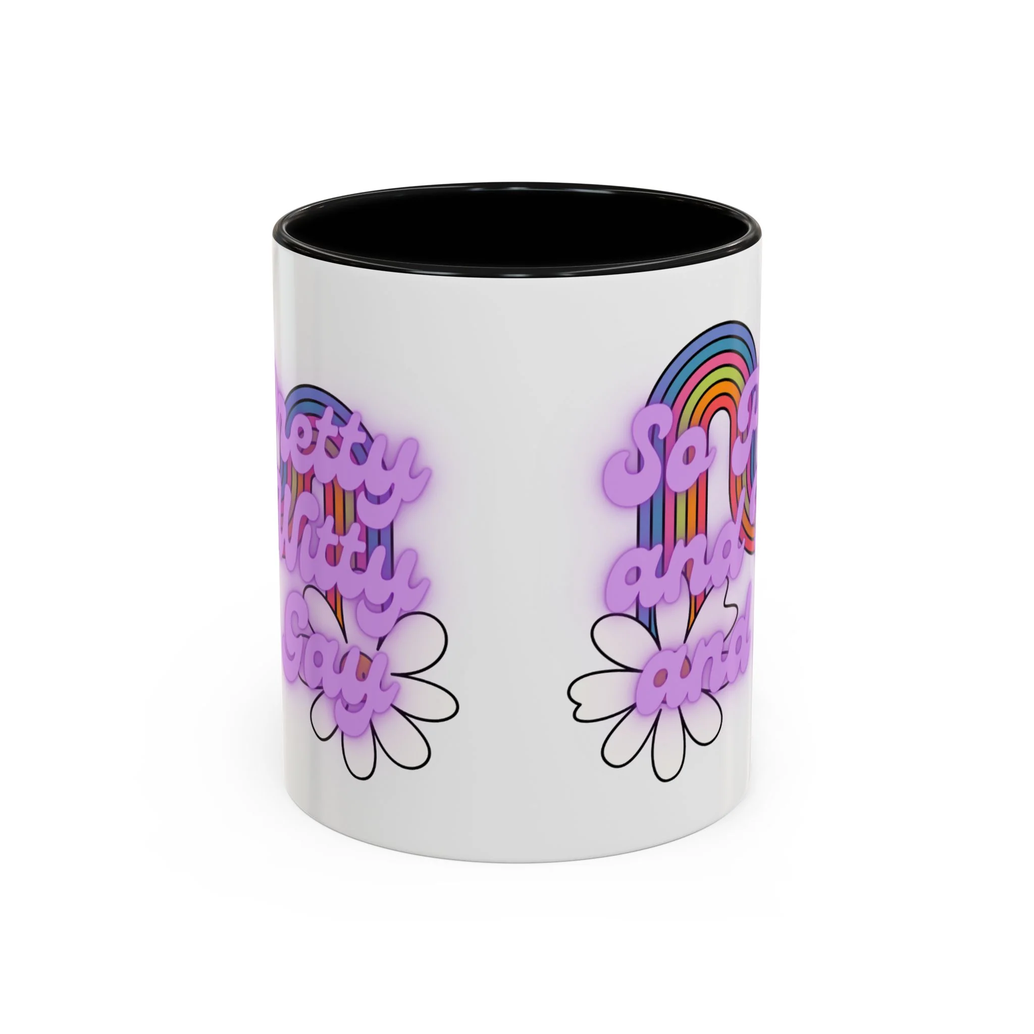 So Pretty and Witty and Gay Accent Coffee Mug 11oz - Image 4