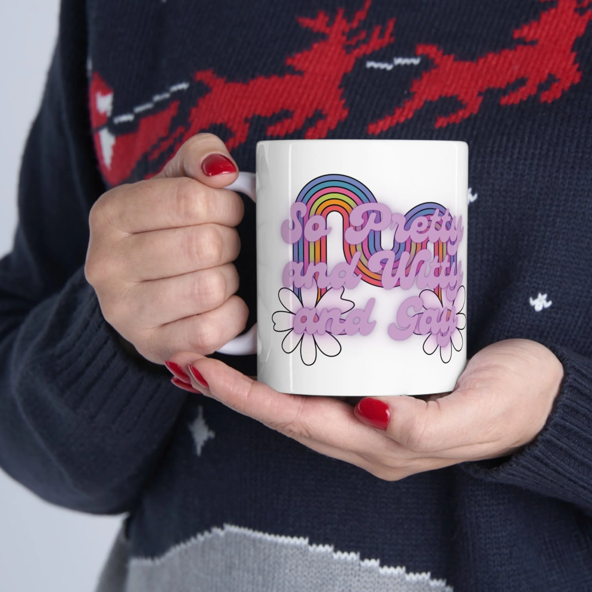 So Pretty and Witty and Gay Ceramic Mug 11oz - Image 12