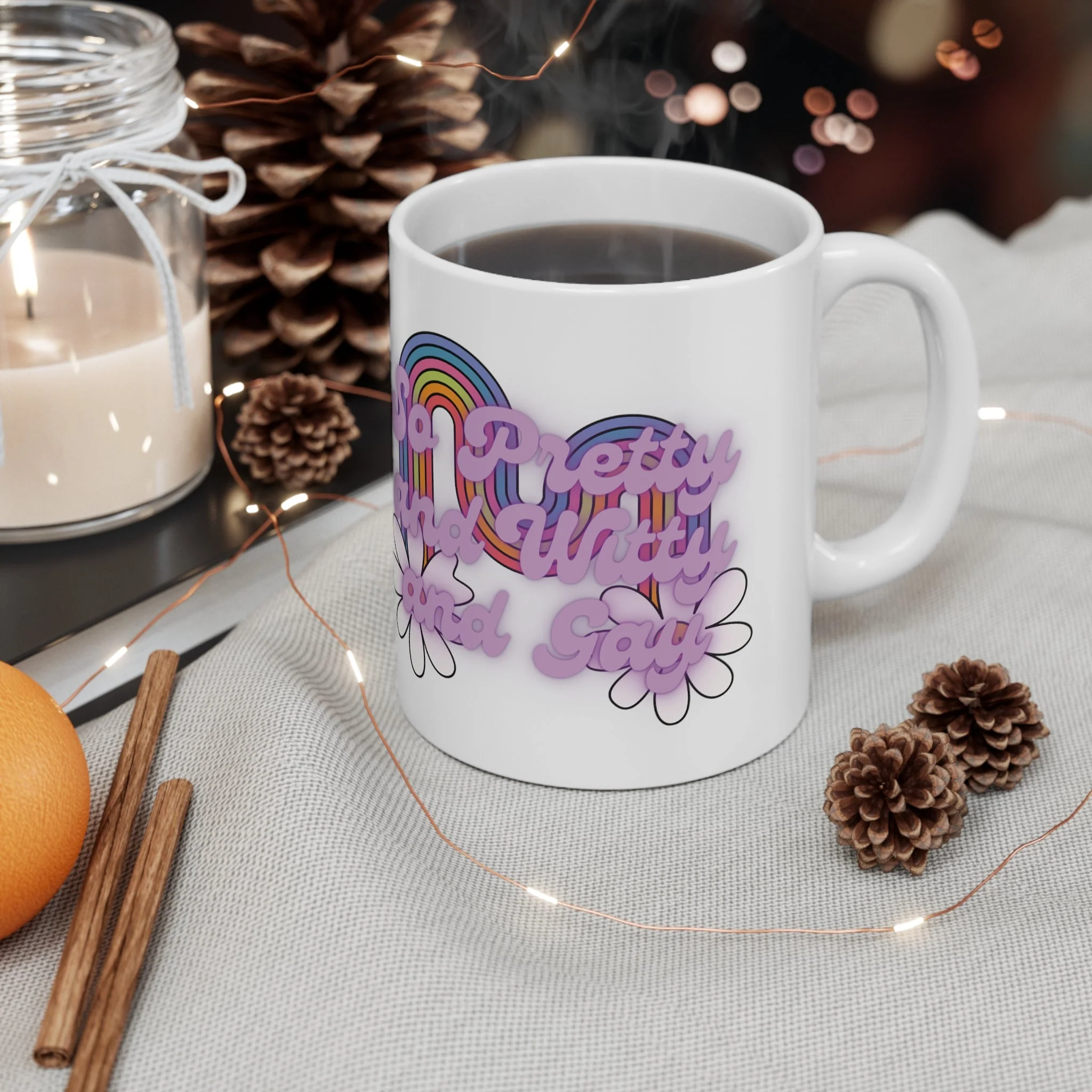 So Pretty and Witty and Gay Ceramic Mug 11oz - Image 5