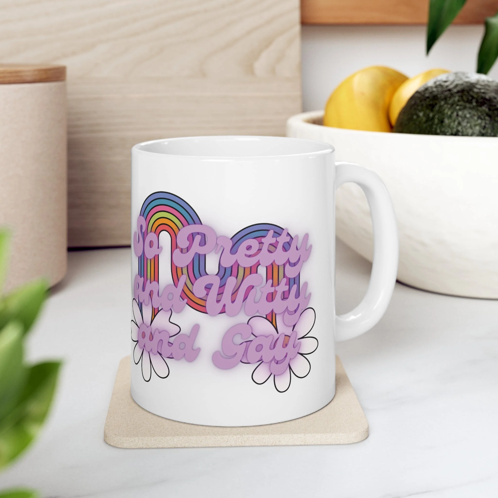 So Pretty and Witty and Gay Ceramic Mug 11oz - Image 8