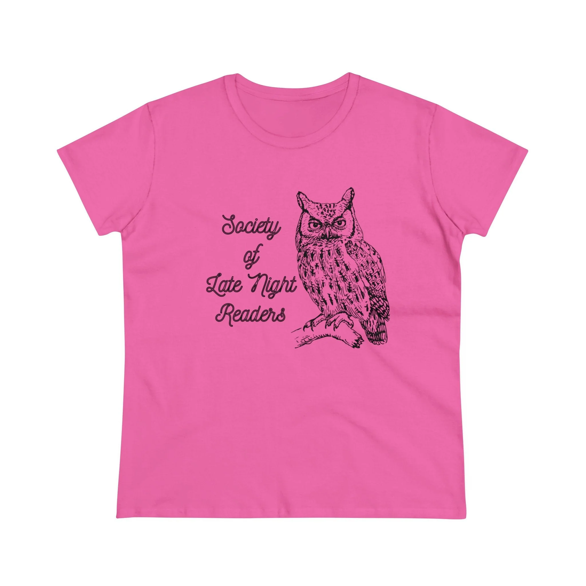 Society Of Late Night Readers Women's Midweight Cotton Tee - Image 10