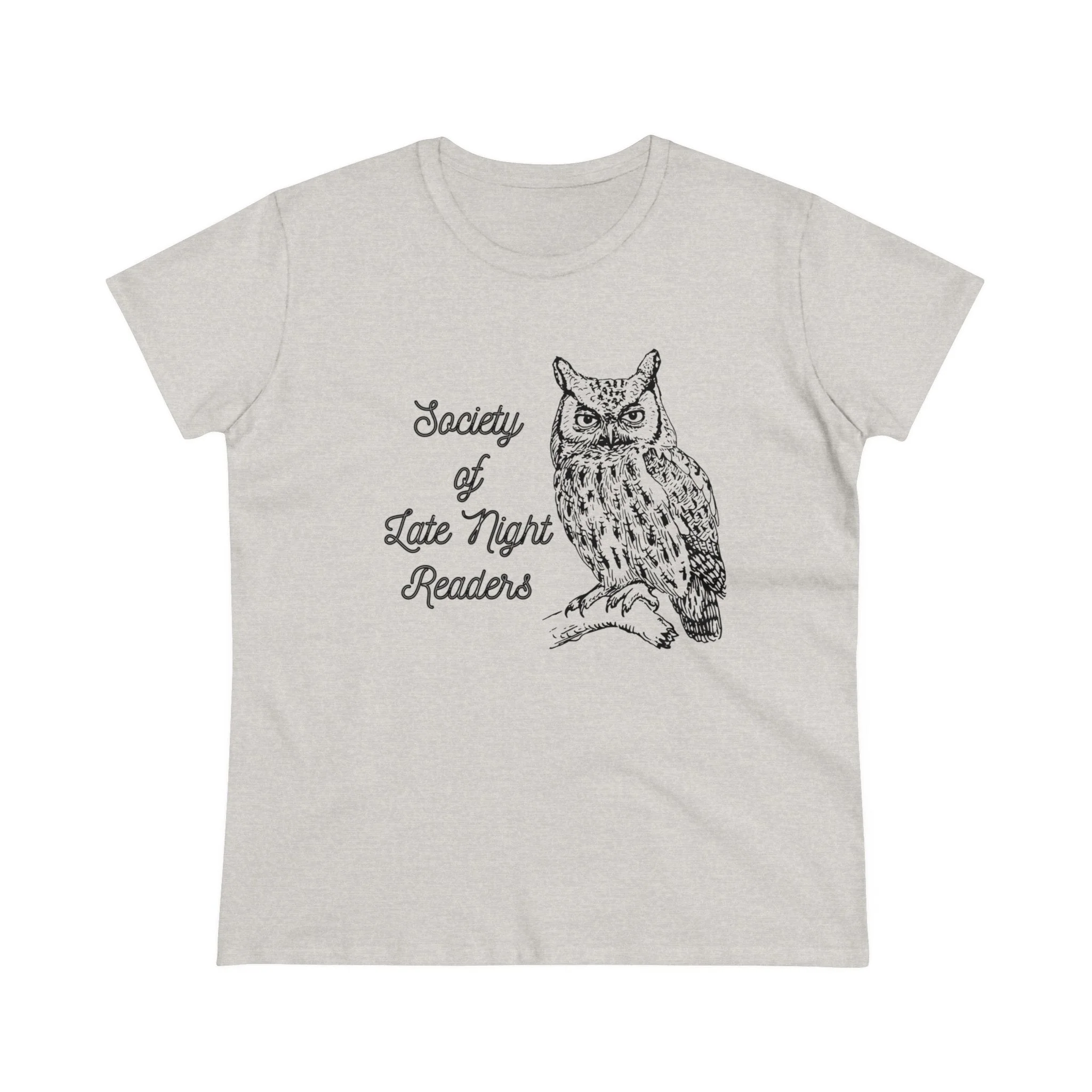 Society Of Late Night Readers Women's Midweight Cotton Tee - Image 11