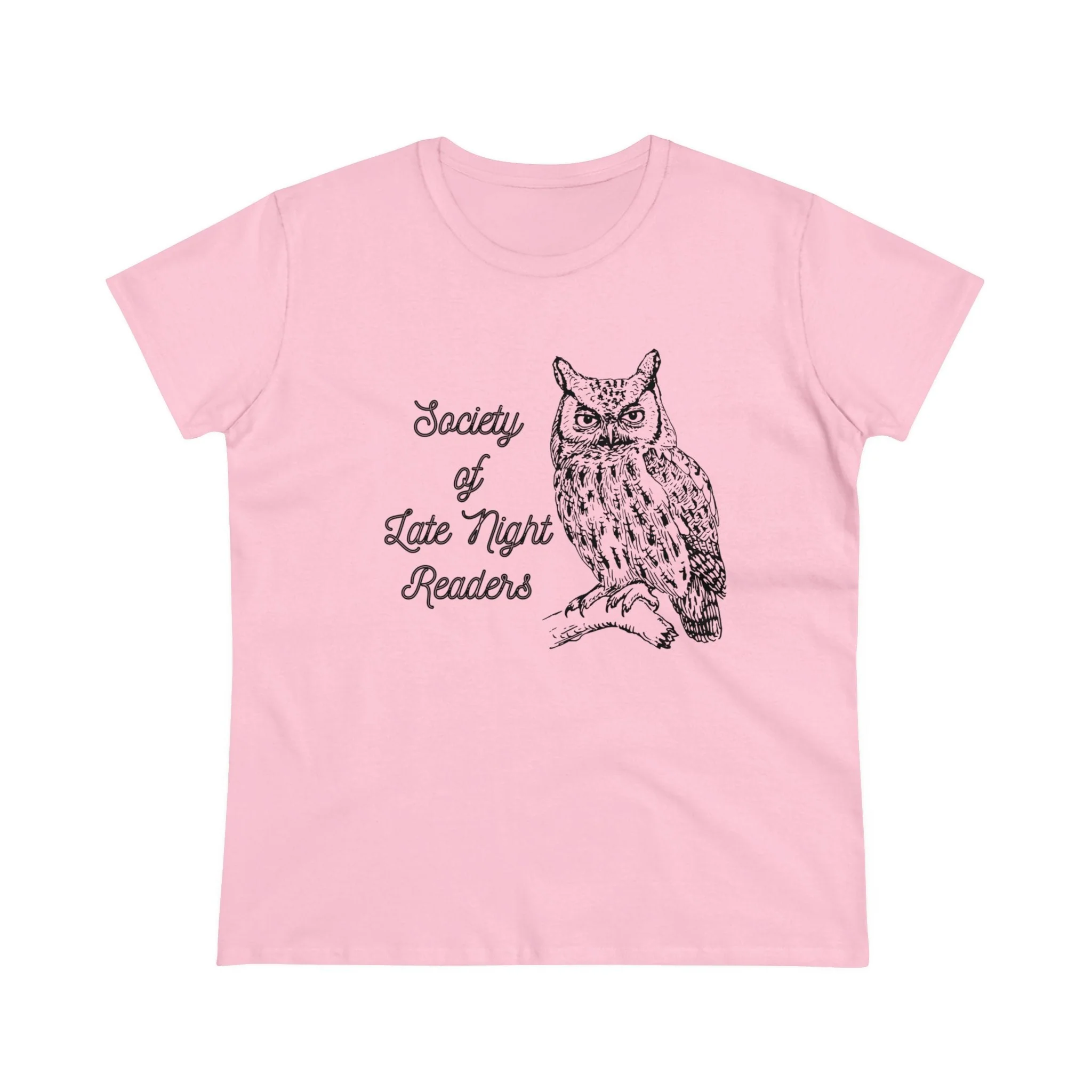 Society Of Late Night Readers Women's Midweight Cotton Tee - Image 12