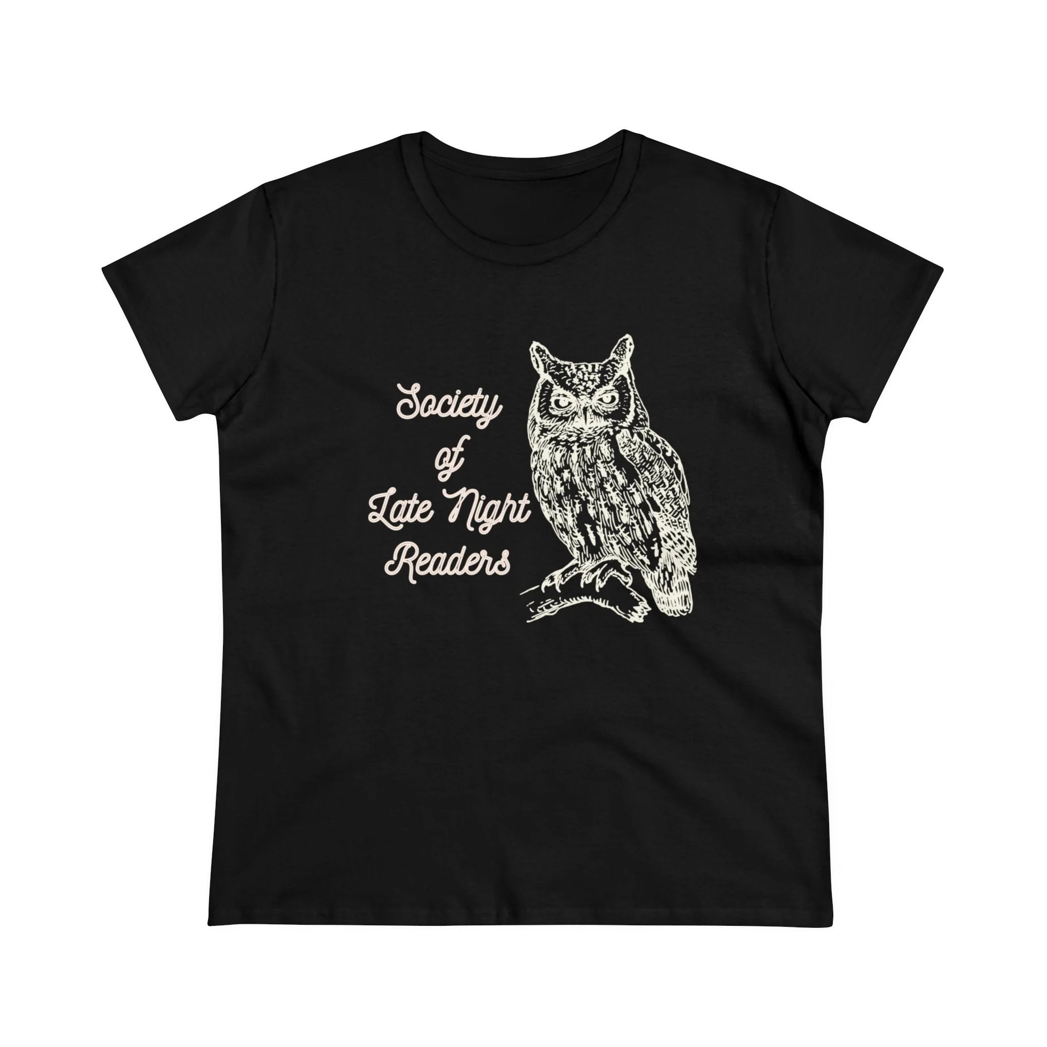 Society Of Late Night Readers Women's Midweight Cotton Tee - Image 7