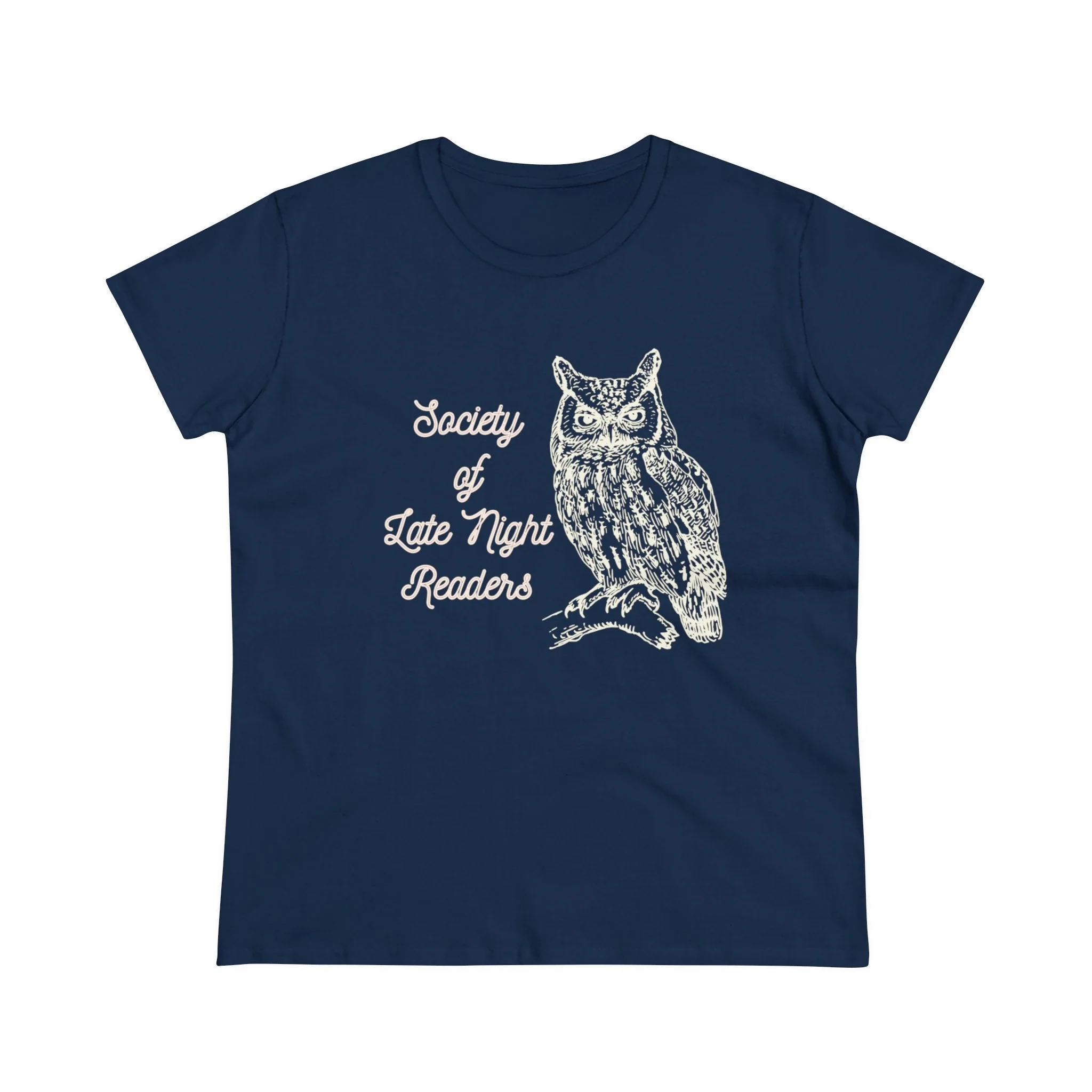 Society Of Late Night Readers Women's Midweight Cotton Tee - Image 8