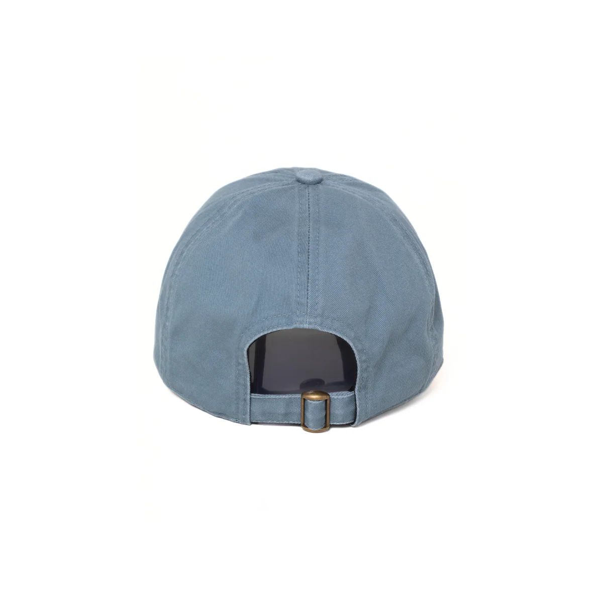 Solid Cotton Baseball Cap with Satin Lining in Vintage Blue or Burgundy - Image 5