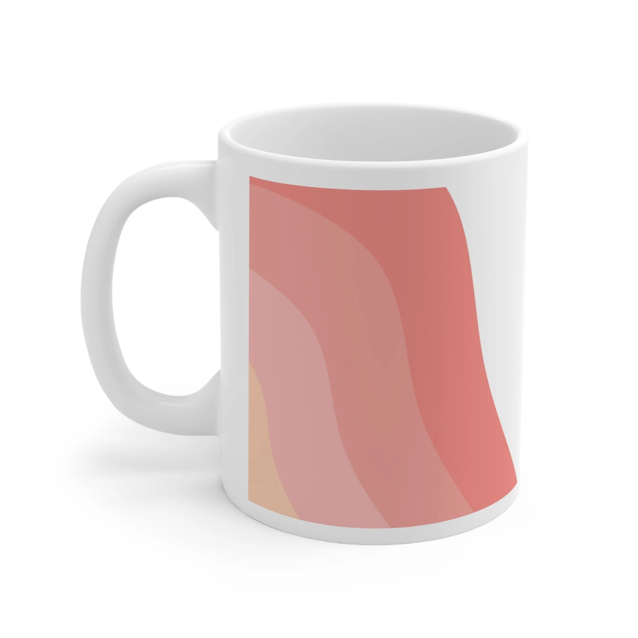 Somewhere Over the Rainbow Capitalism is Dead Ceramic Mug 11oz - Image 3