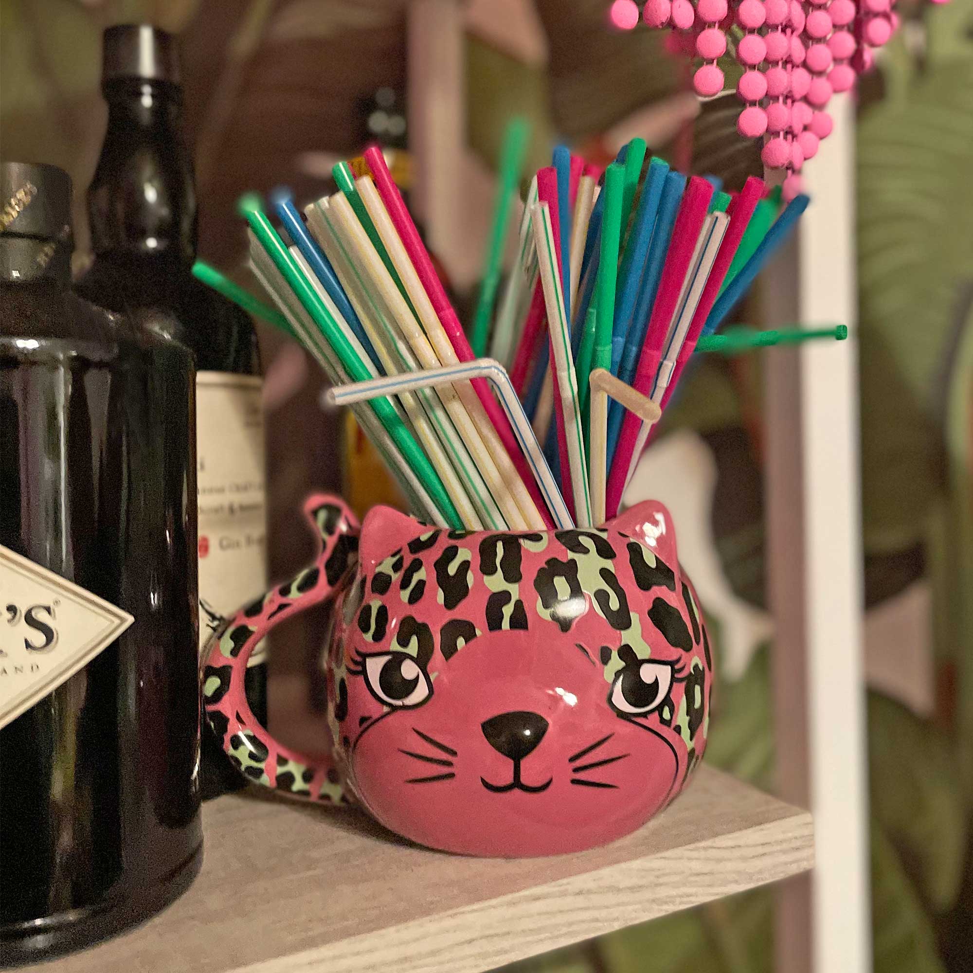 Pink Leopard Cat Mug | Cute Ceramic Coffee Tea Cup | Gift for Her - Image 10