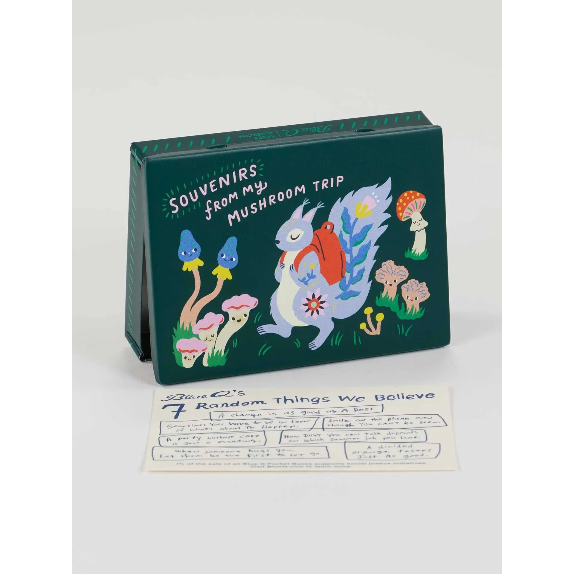 Souvenirs From My Mushroom Trip Pocket Box | Small Tin Case | 4.25" X 0.75" | BlueQ at GetBullish - Image 5