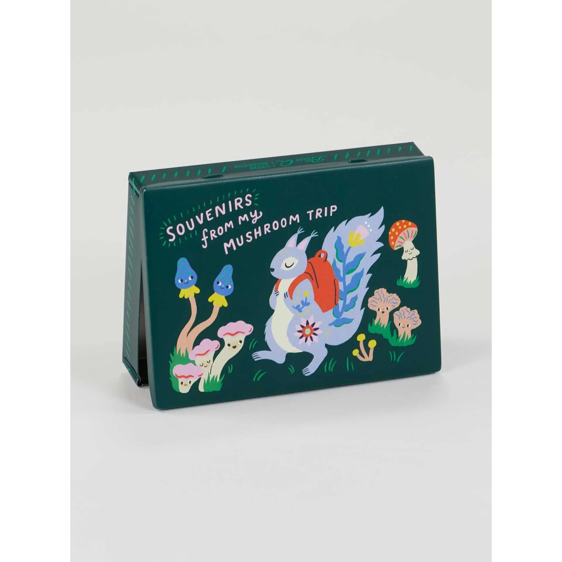 Souvenirs From My Mushroom Trip Pocket Box | Small Tin Case | 4.25" X 0.75" | BlueQ at GetBullish - Image 7