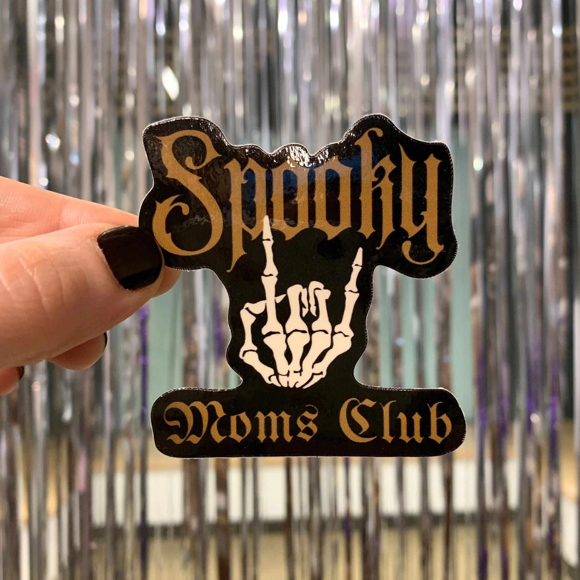 Spooky Moms Club Sticker | Vinyl Die Cut Decal - Image 6