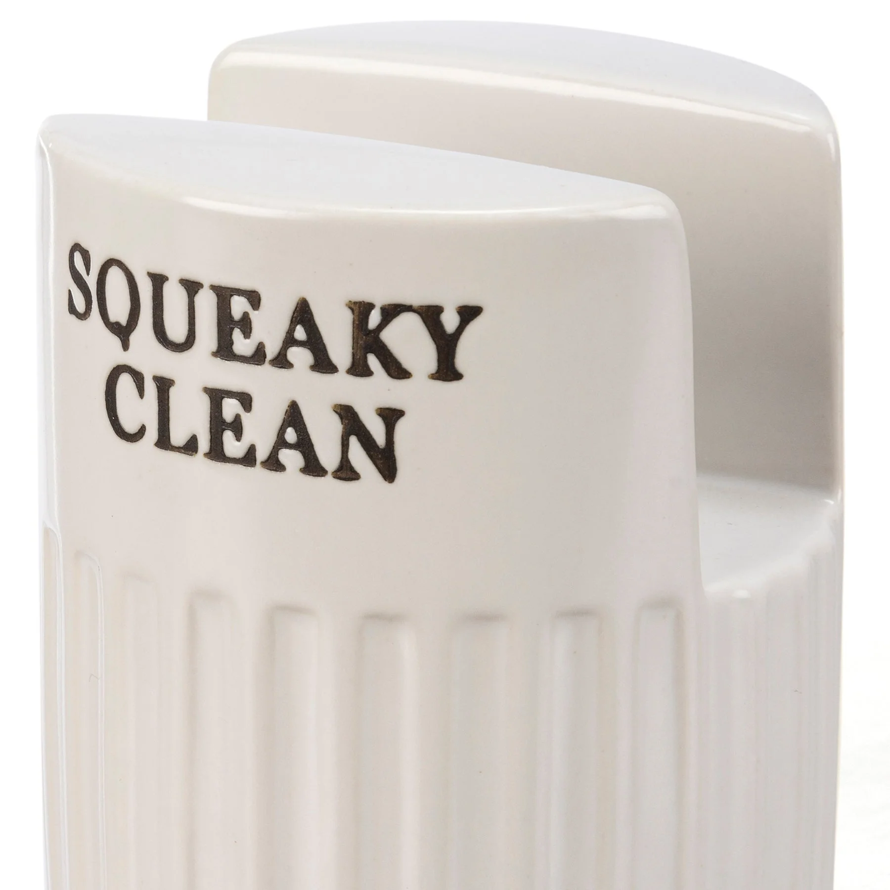 Squeaky Clean Sponge Holder | Minimalist White Kitchenware - Image 3