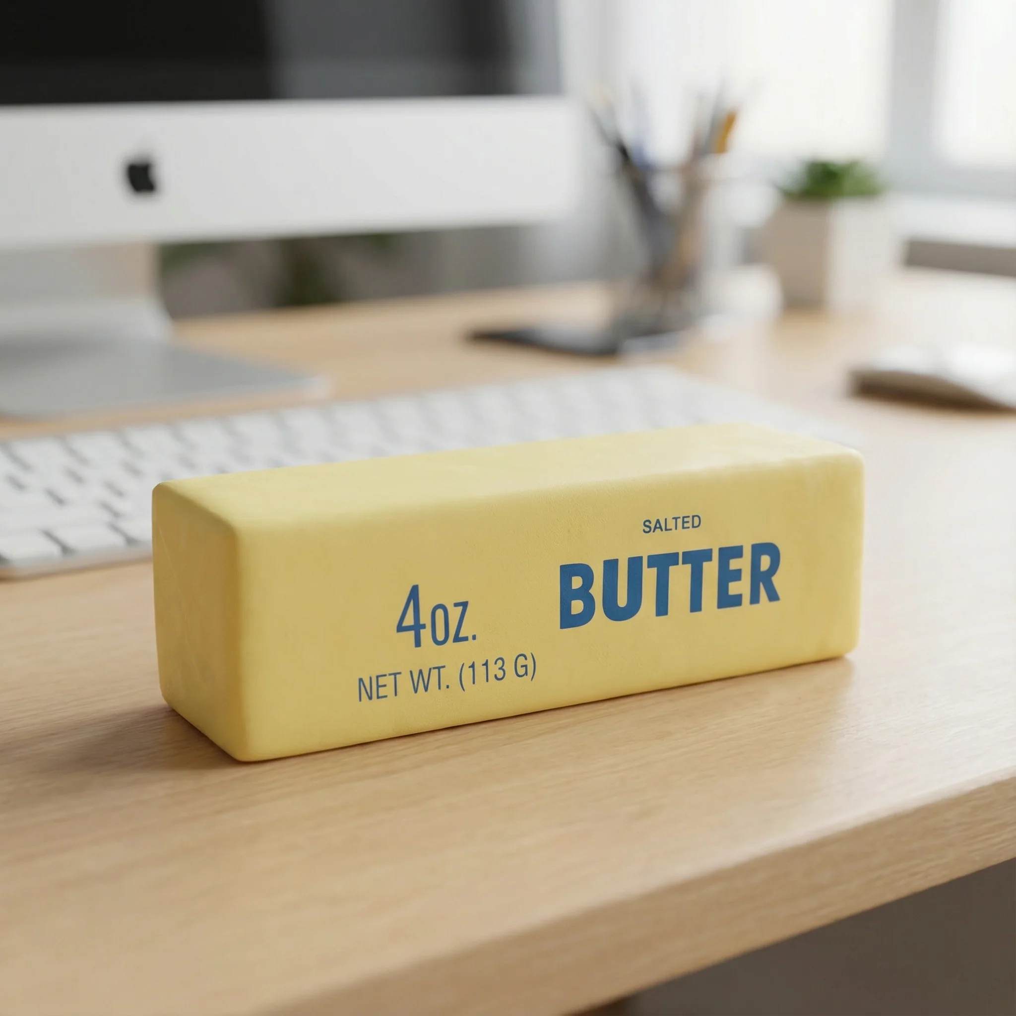 Squishy Salted Butter Stress Reliever | Squeezable Stick of Butter - Image 11