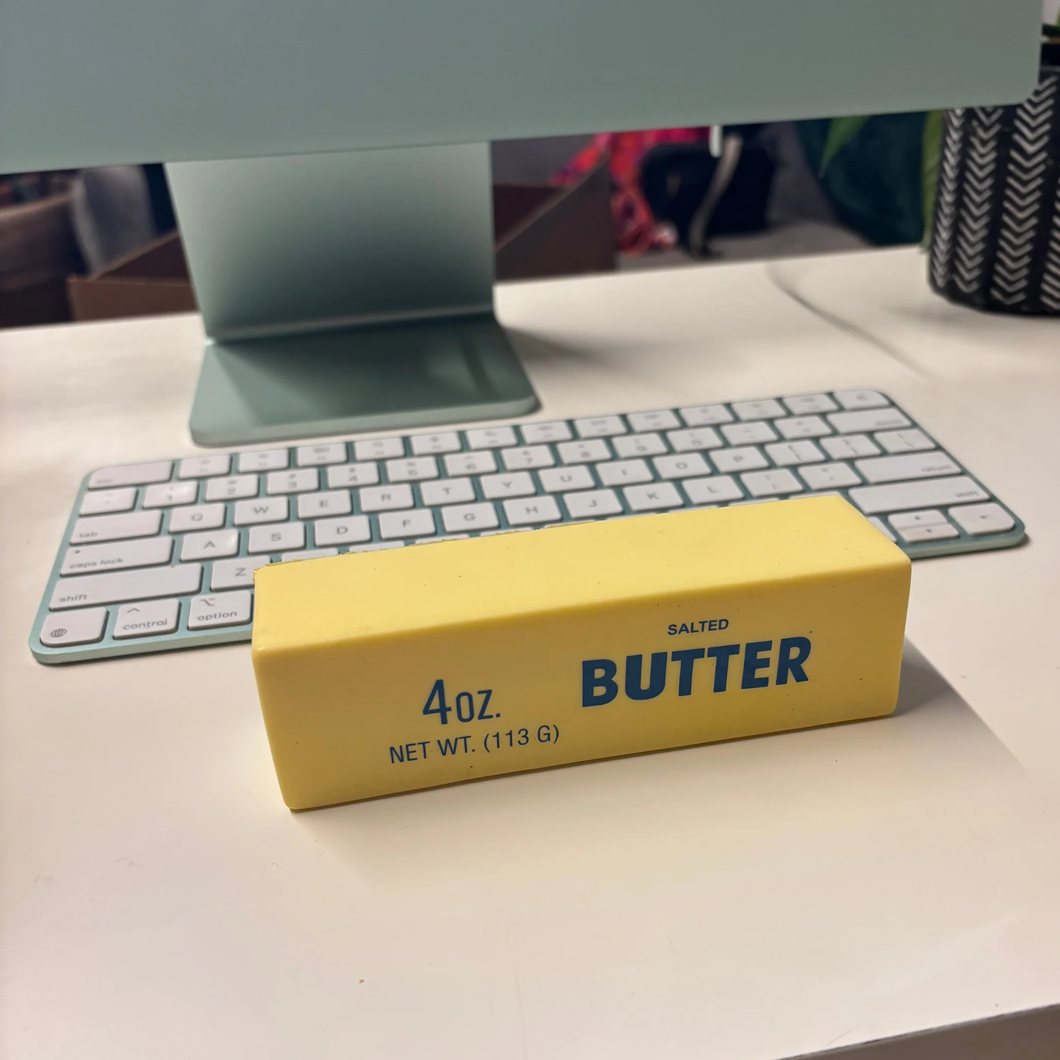 Squishy Salted Butter Stress Reliever | Squeezable Stick of Butter - Image 8