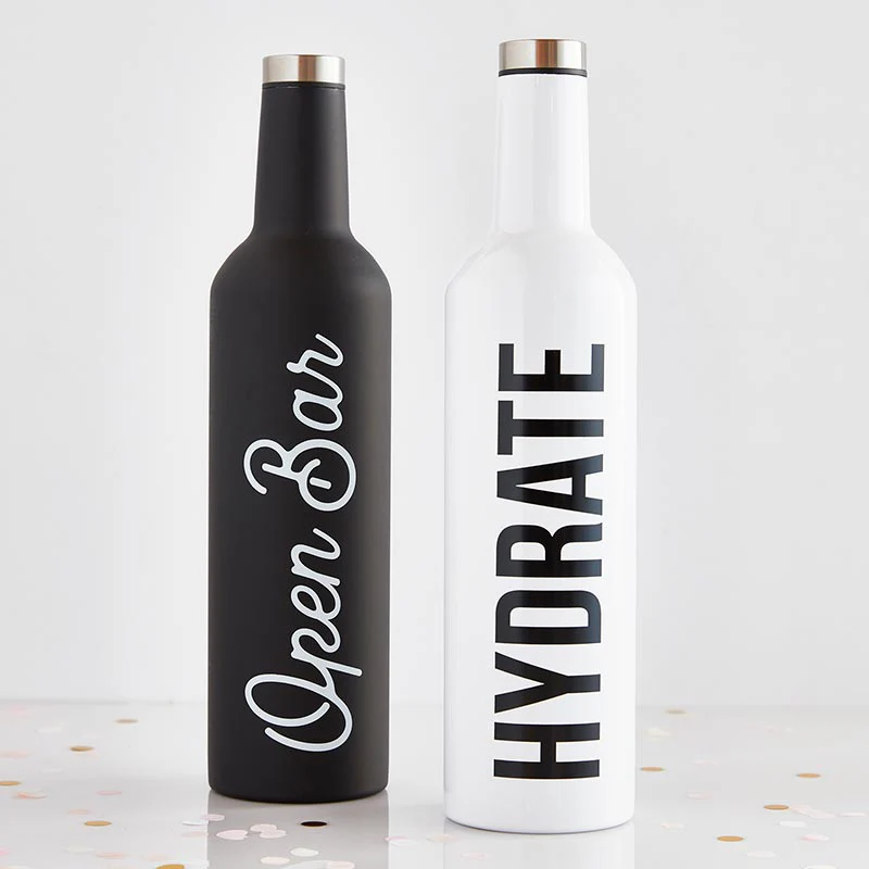 Open Bar Stainless Steel Wine Bottle - Image 2