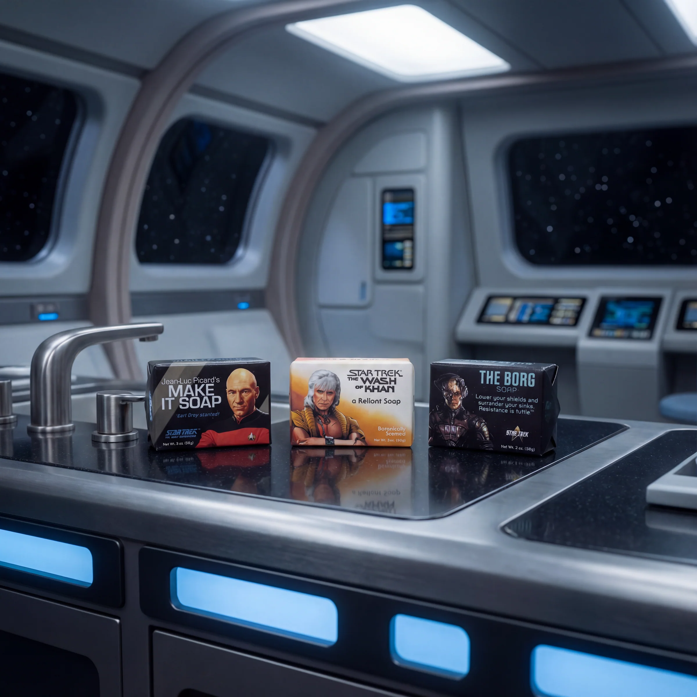 Star Trek Mini Soaps Gift Bundle | Body Bar Bath Cleanser - Image 8