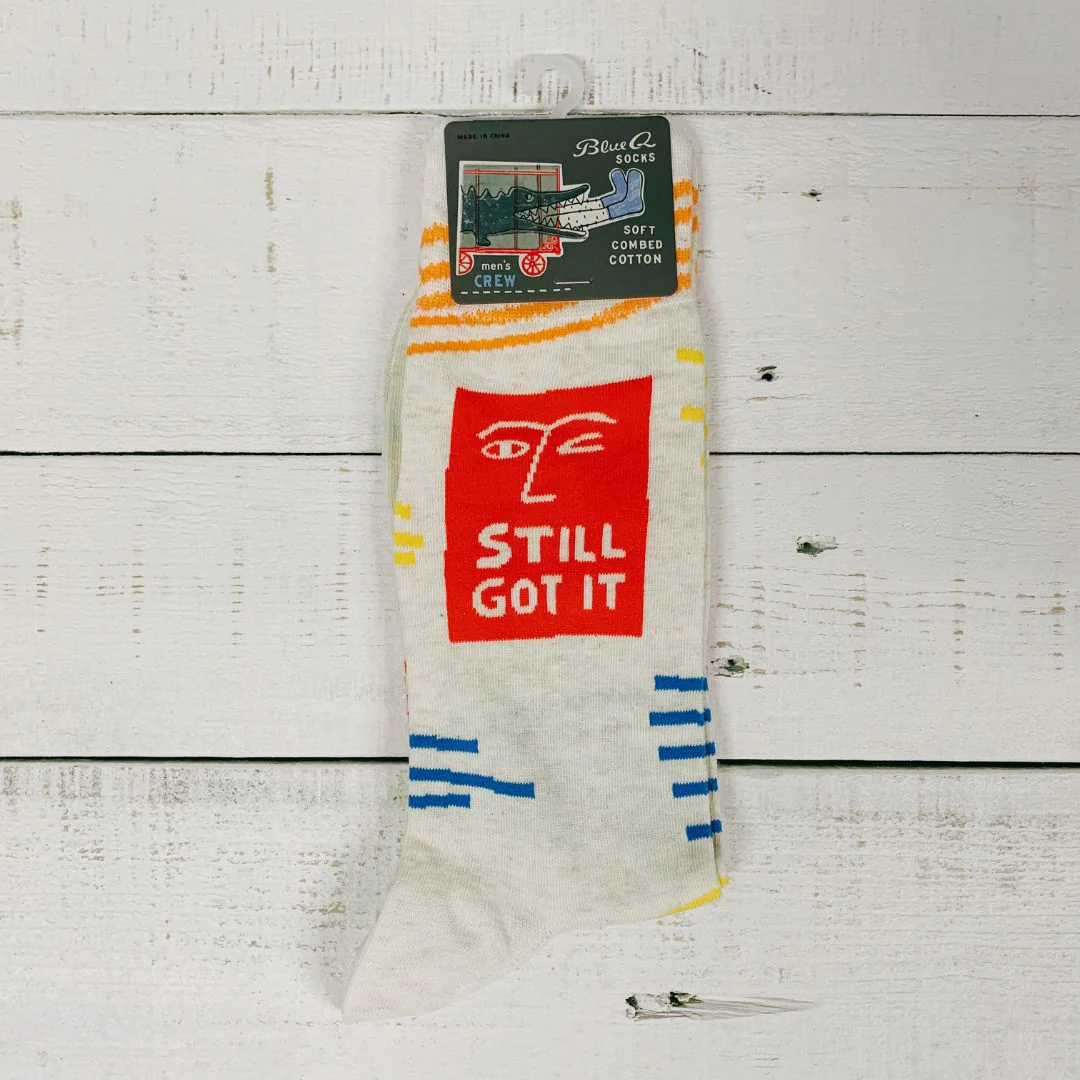 Still Got It Men's Crew Socks | BlueQ at GetBullish - Image 5