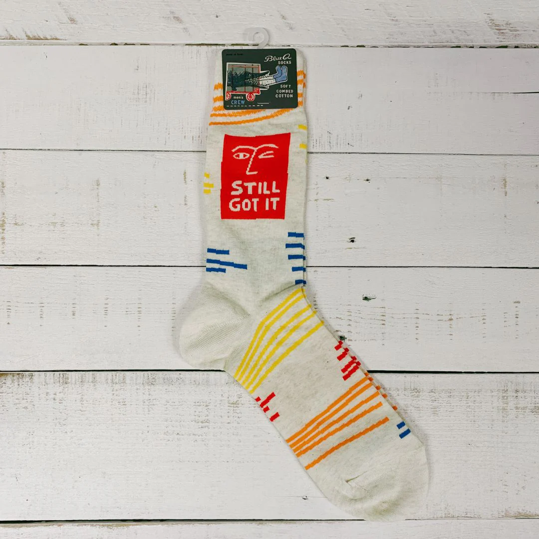 Still Got It Men's Crew Socks | BlueQ at GetBullish - Image 6