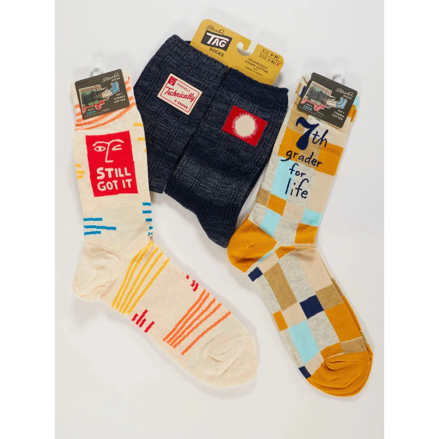 Still Got It Men's Crew Socks | BlueQ at GetBullish - Image 7