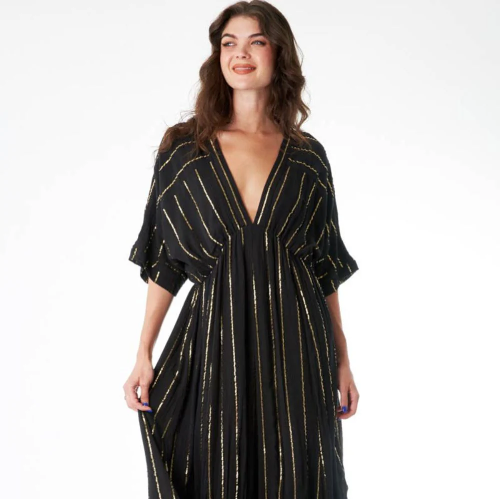 Striped Sequin Midi Dress [Sizes Small and Medium Only] - Image 2