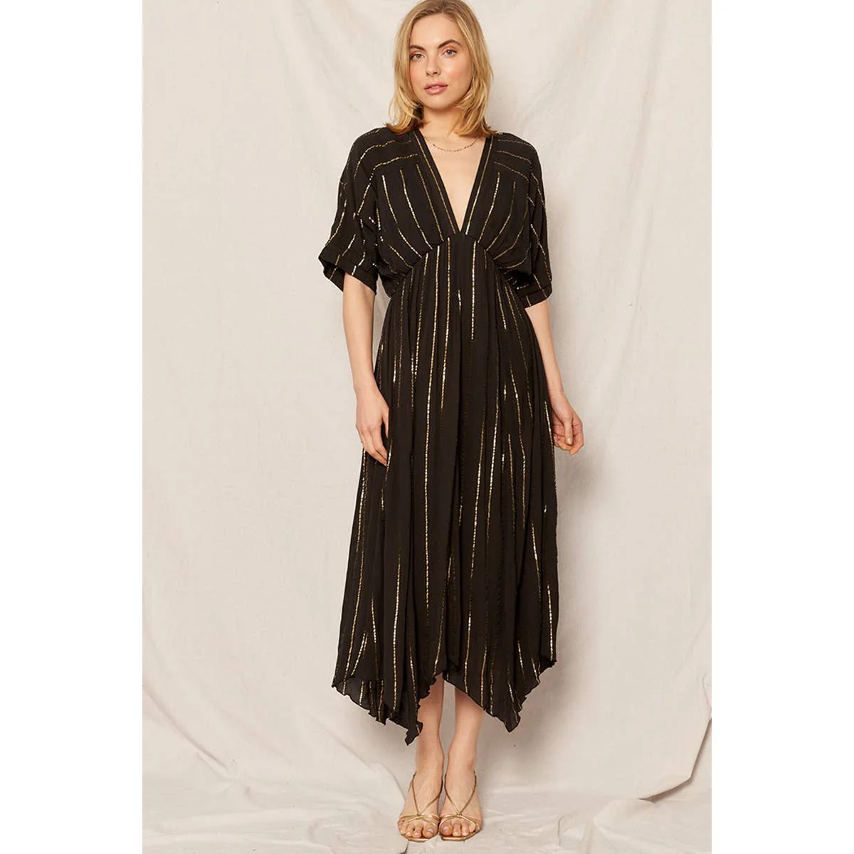 Striped Sequin Midi Dress [Sizes Small and Medium Only] - Image 3