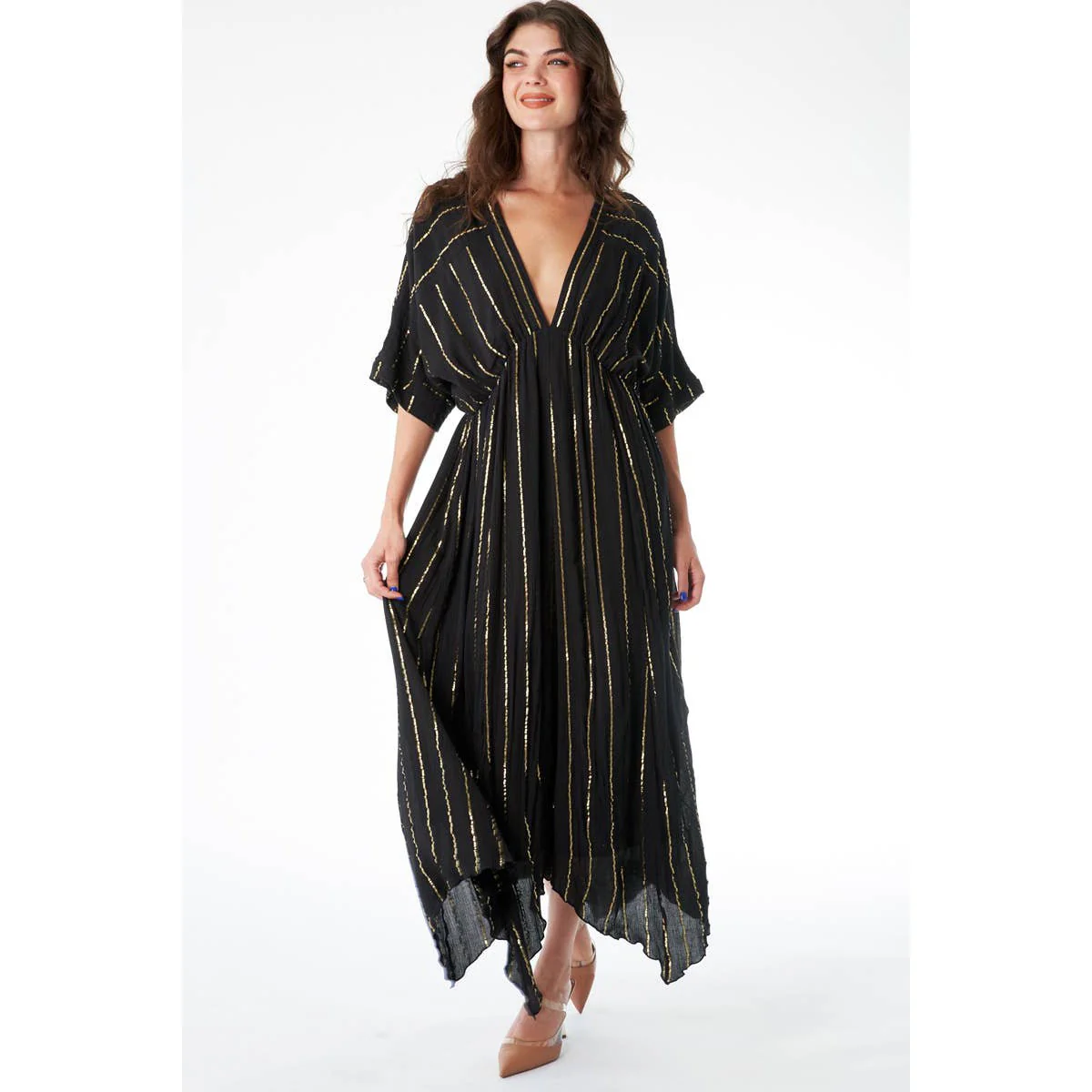 Striped Sequin Midi Dress [Sizes Small and Medium Only] - Image 7
