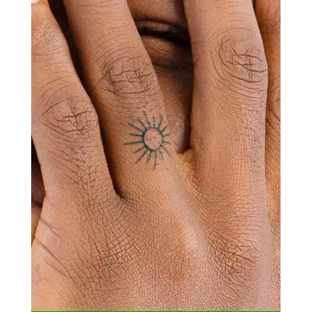 Sudbina Mini Temporary Tattoo | Long Lasting Sun Body Art Ink Tat - Image 2