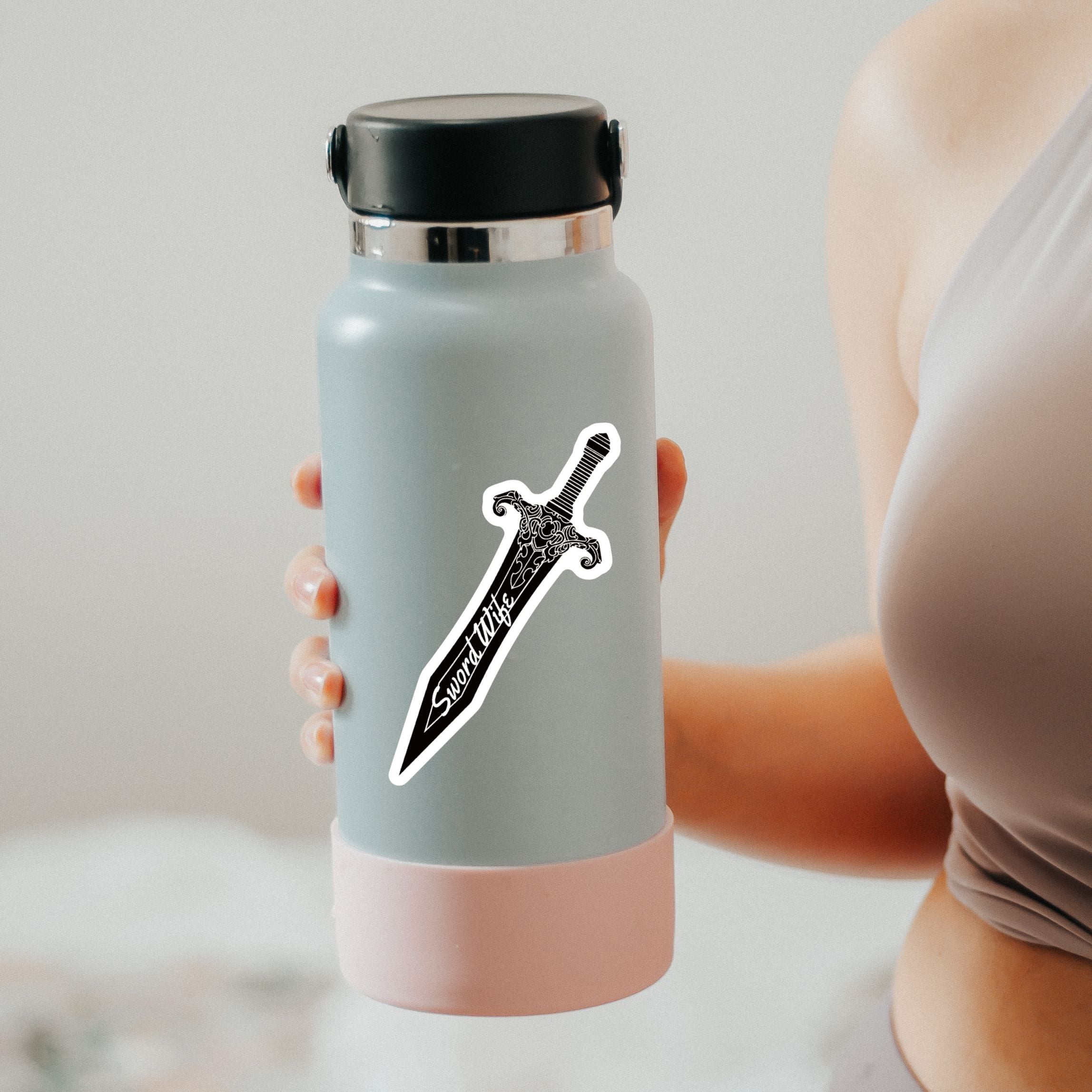 Sword Wife Sticker | Vinyl Die Cut Decal - Image 3