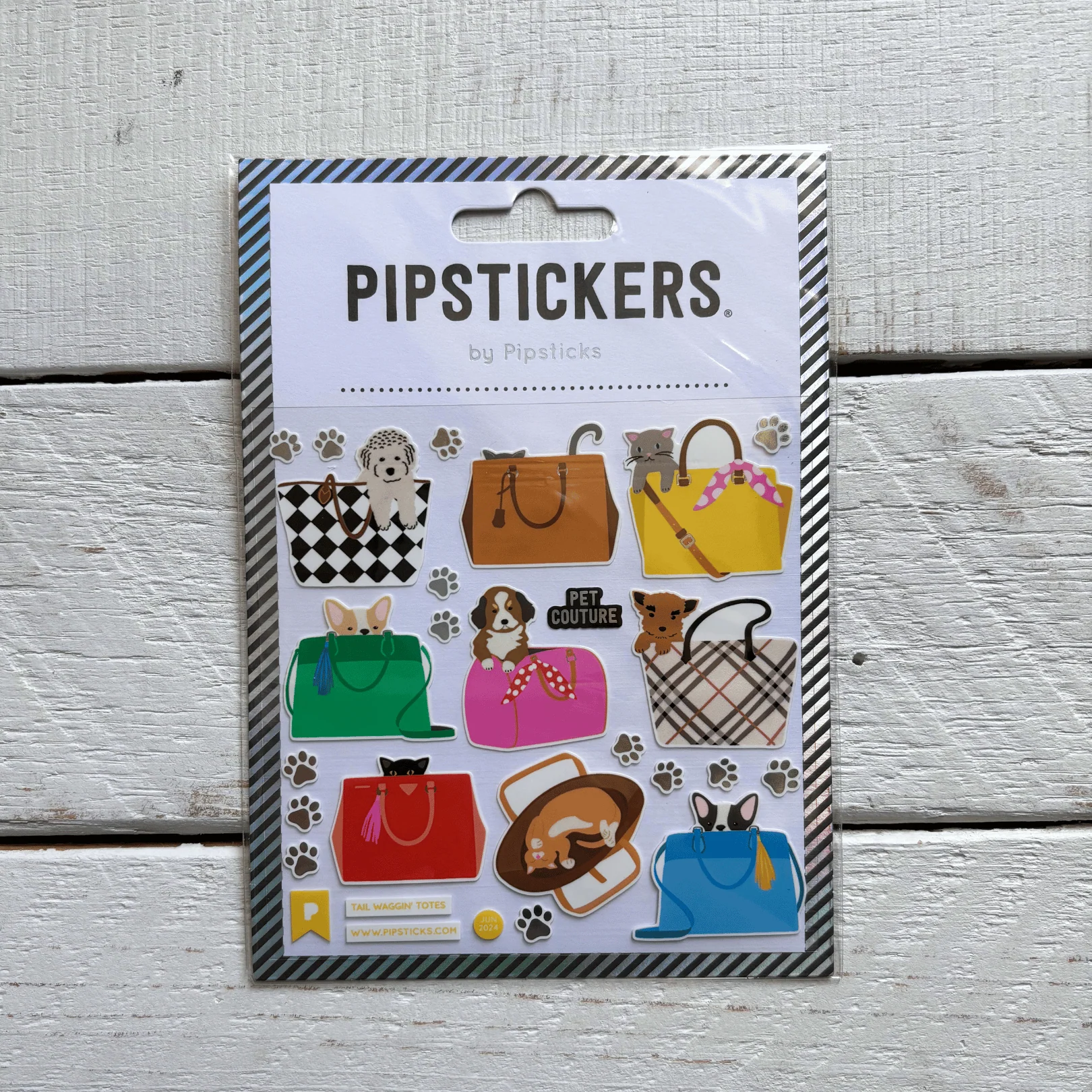Tail Waggin' Totes Doggies PipStickers | Pups Dogs Decorative Decals | Sticker Lovers Collection - Image 2