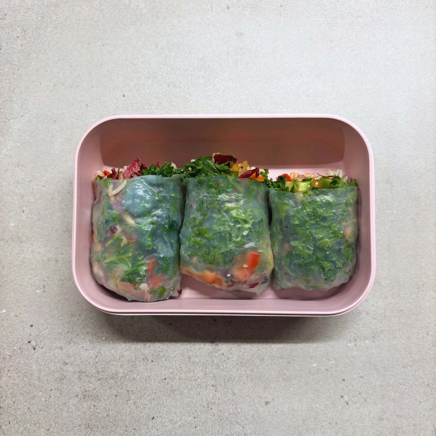Take Out Bamboo Lunch Box in Blush Pink | Eco-Friendly and Sustainable | 7.5" x 5" x 2" - Image 2