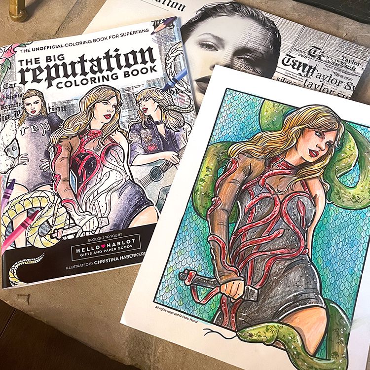 Taylor Swift Reputation Coloring Book - Image 3