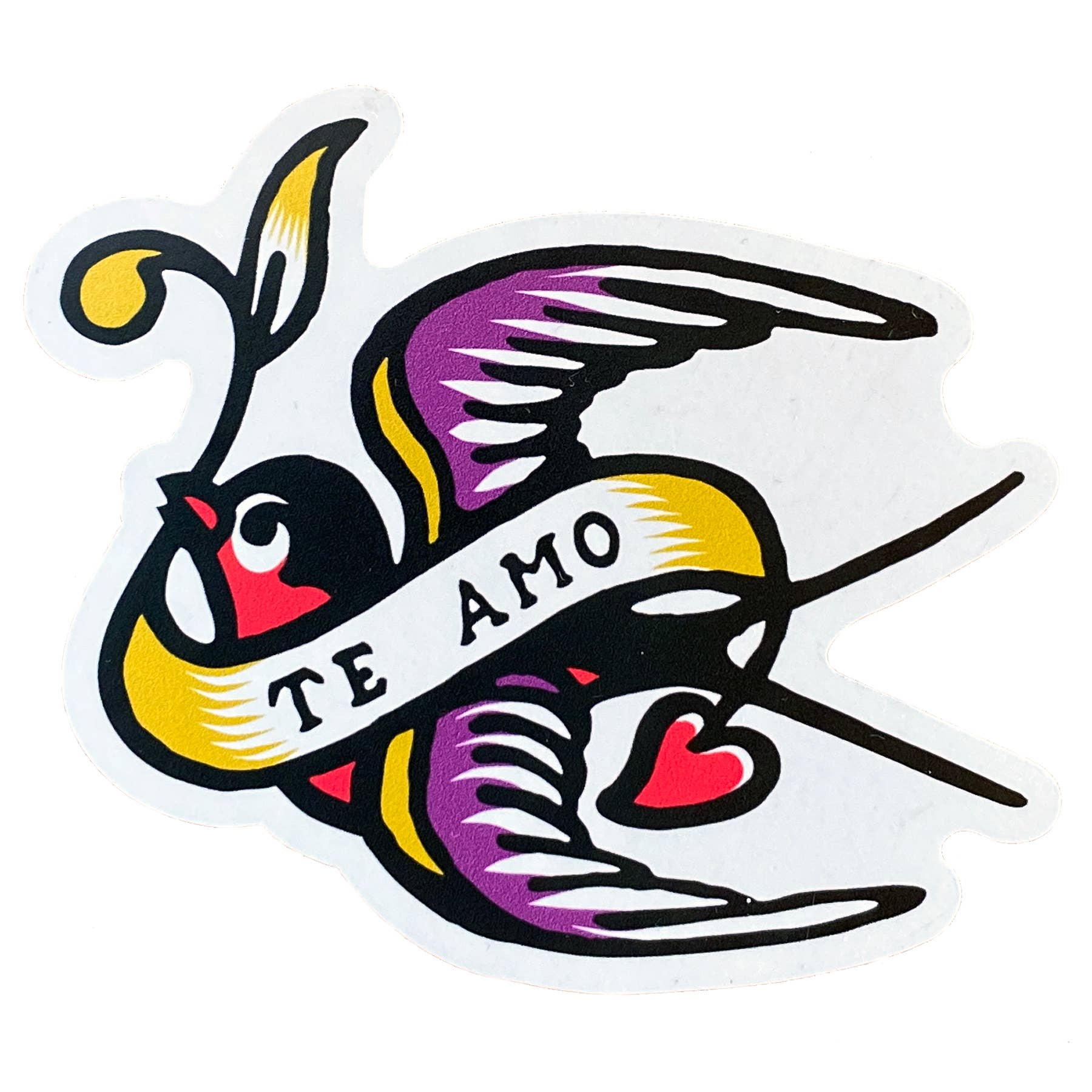 Te Amo Bird Flexible Magnet | Refrigerator Metal Surface Magnetic Decor | 6.5 x 5cm - Image 2