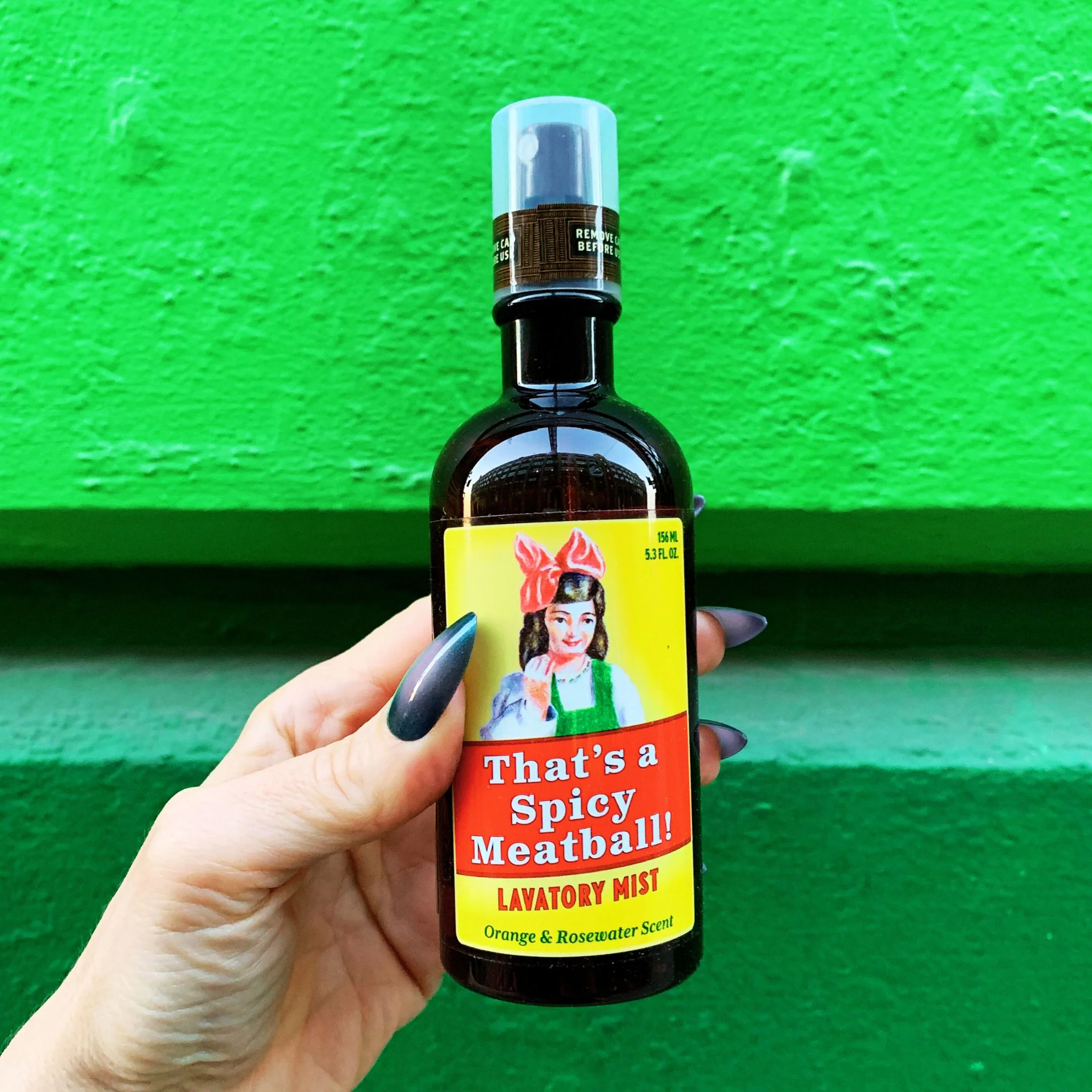 That's A Spicy Meatball Lavatory Mist in Orange and Rosewater Scent | BlueQ at GetBullish - Image 4