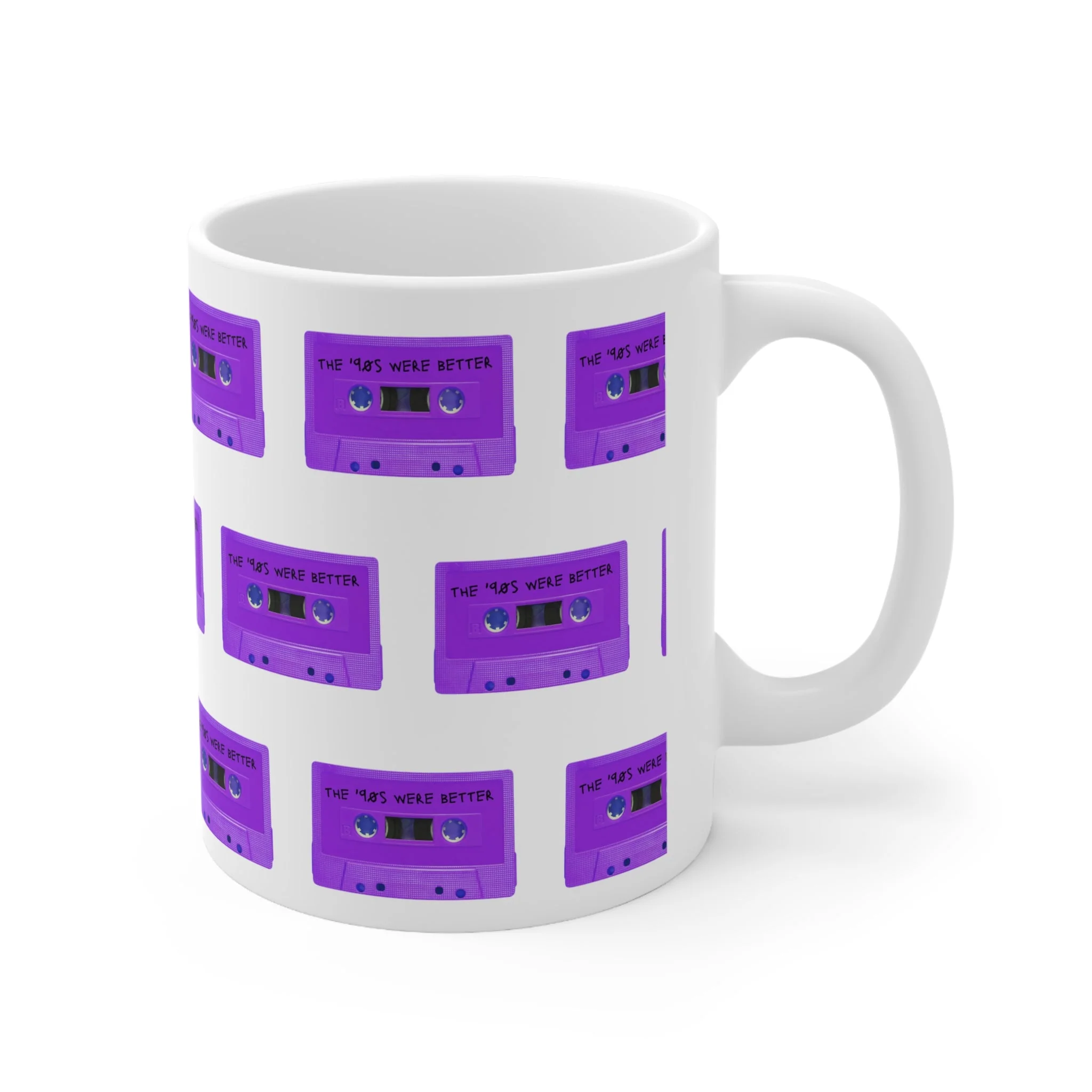 The '90s Were Better Cassette Tape Ceramic Mug 11oz - Image 4