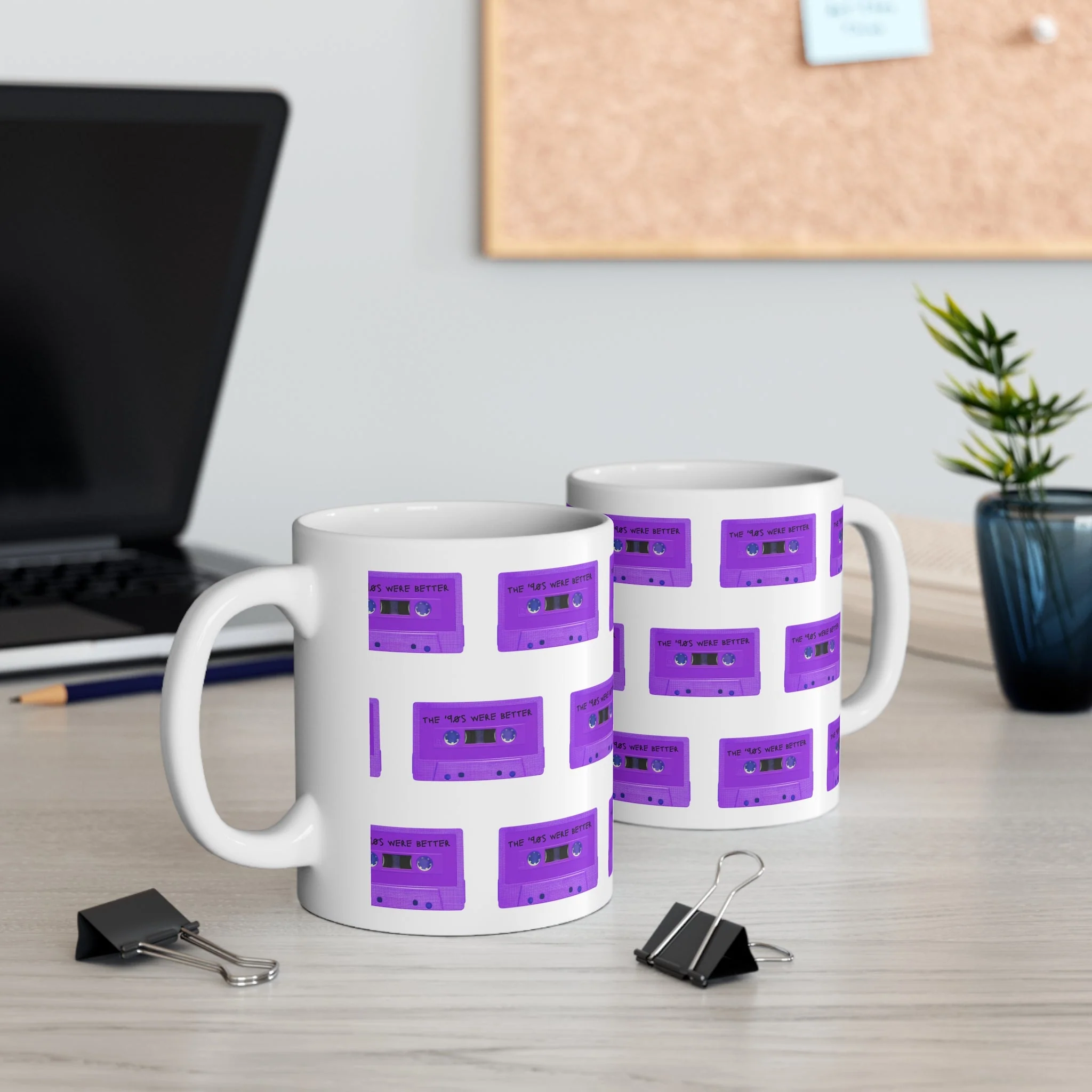 The '90s Were Better Cassette Tape Ceramic Mug 11oz - Image 6