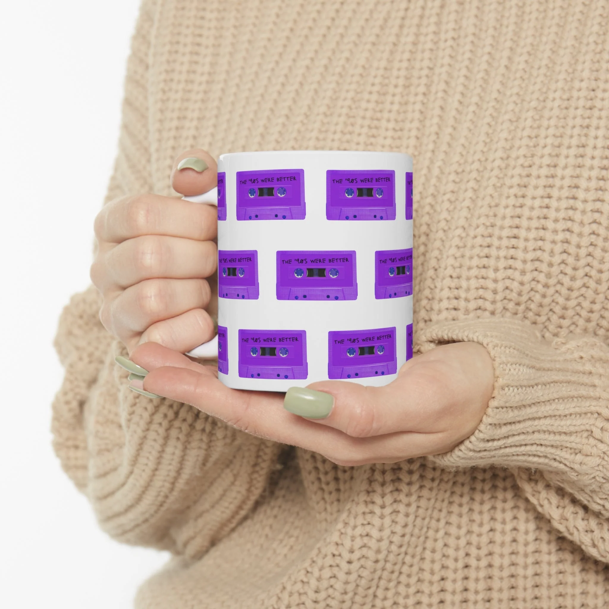 The '90s Were Better Cassette Tape Ceramic Mug 11oz - Image 8