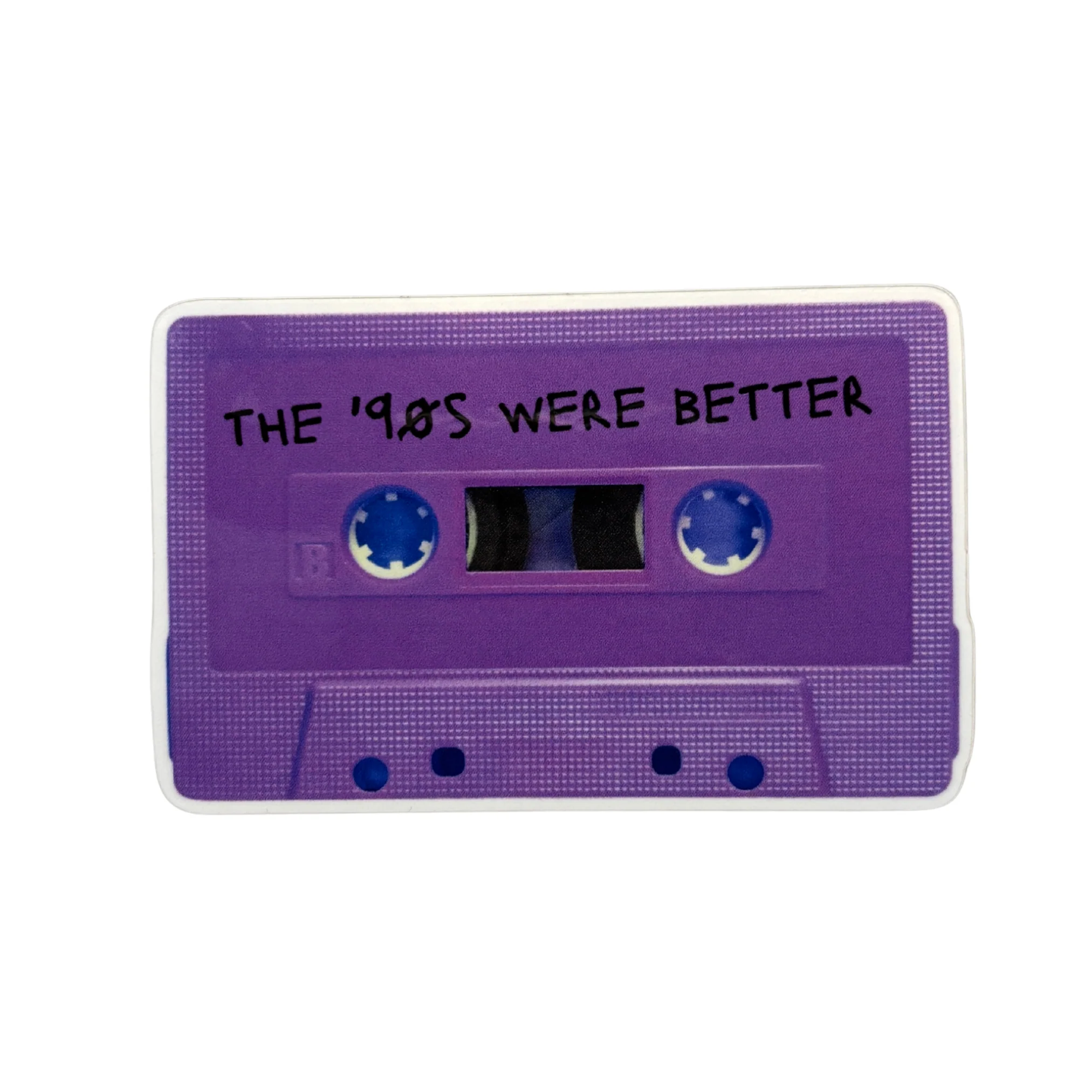 The 90's Were Better Glossy Die Cut Vinyl Sticker 3in x 1.92in - Image 2