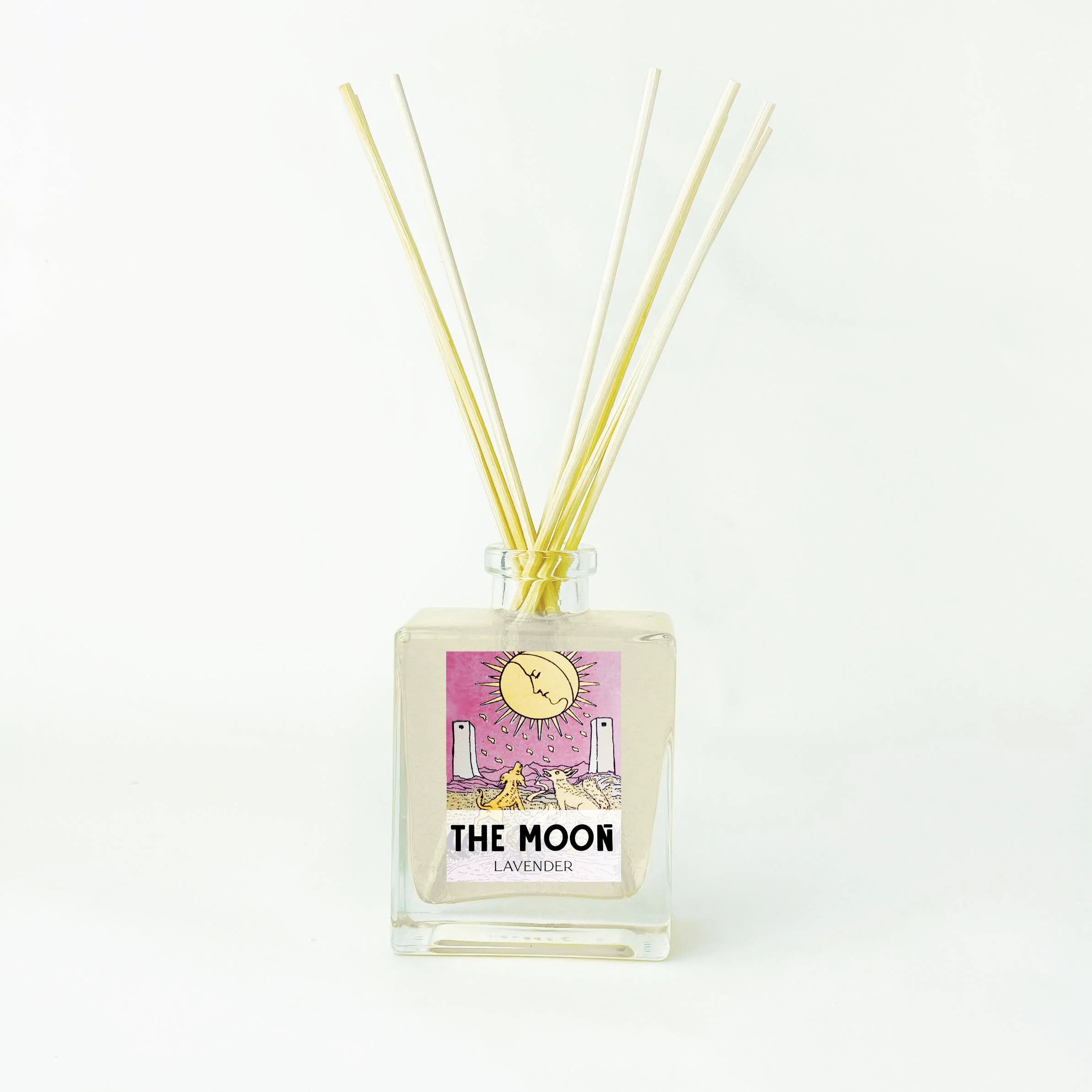 The Moon Tarot Card Home Reed Diffuser in Lavender Scent | Aromatheraphy Gift Idea - Image 3
