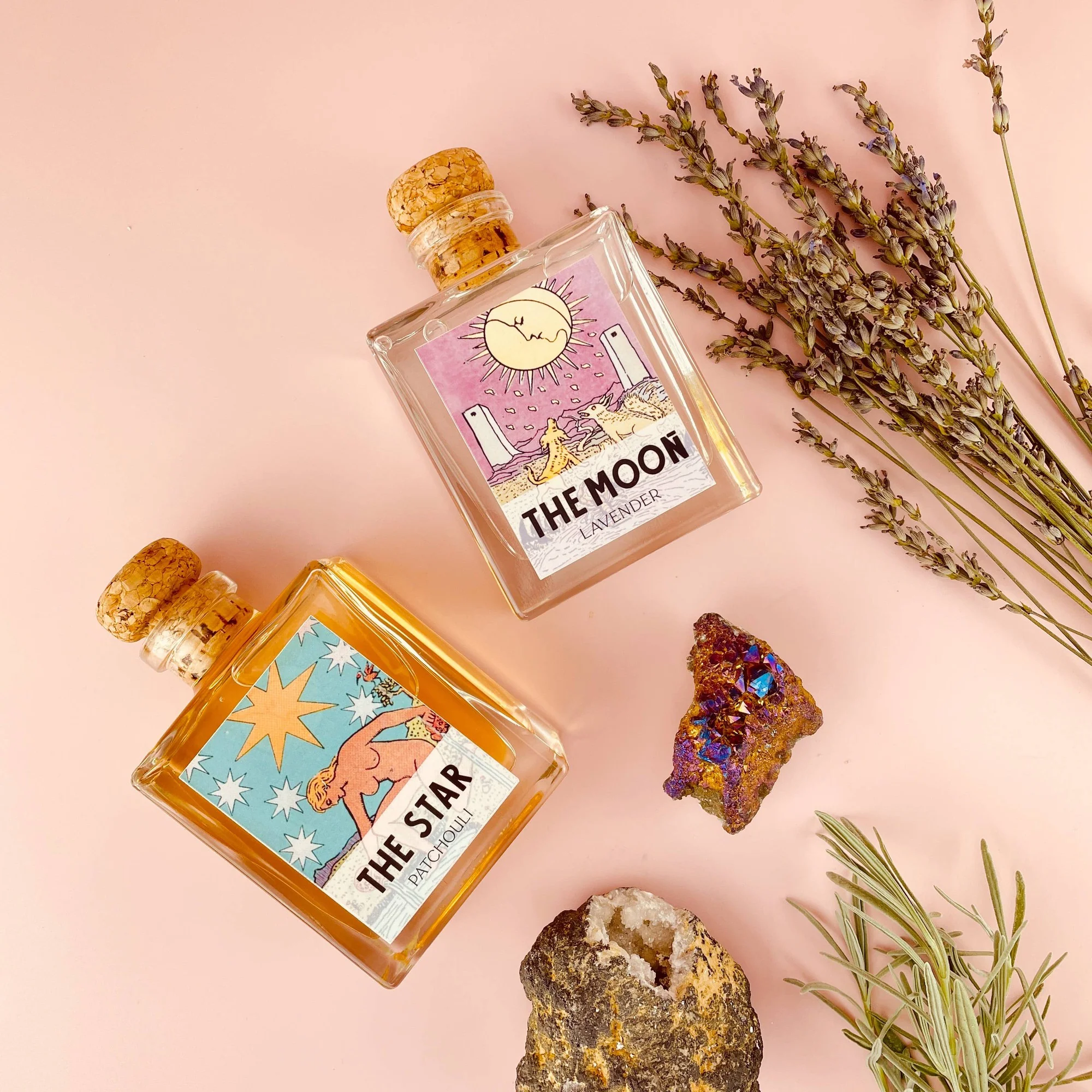 The Moon Tarot Card Home Reed Diffuser in Lavender Scent | Aromatheraphy Gift Idea - Image 4