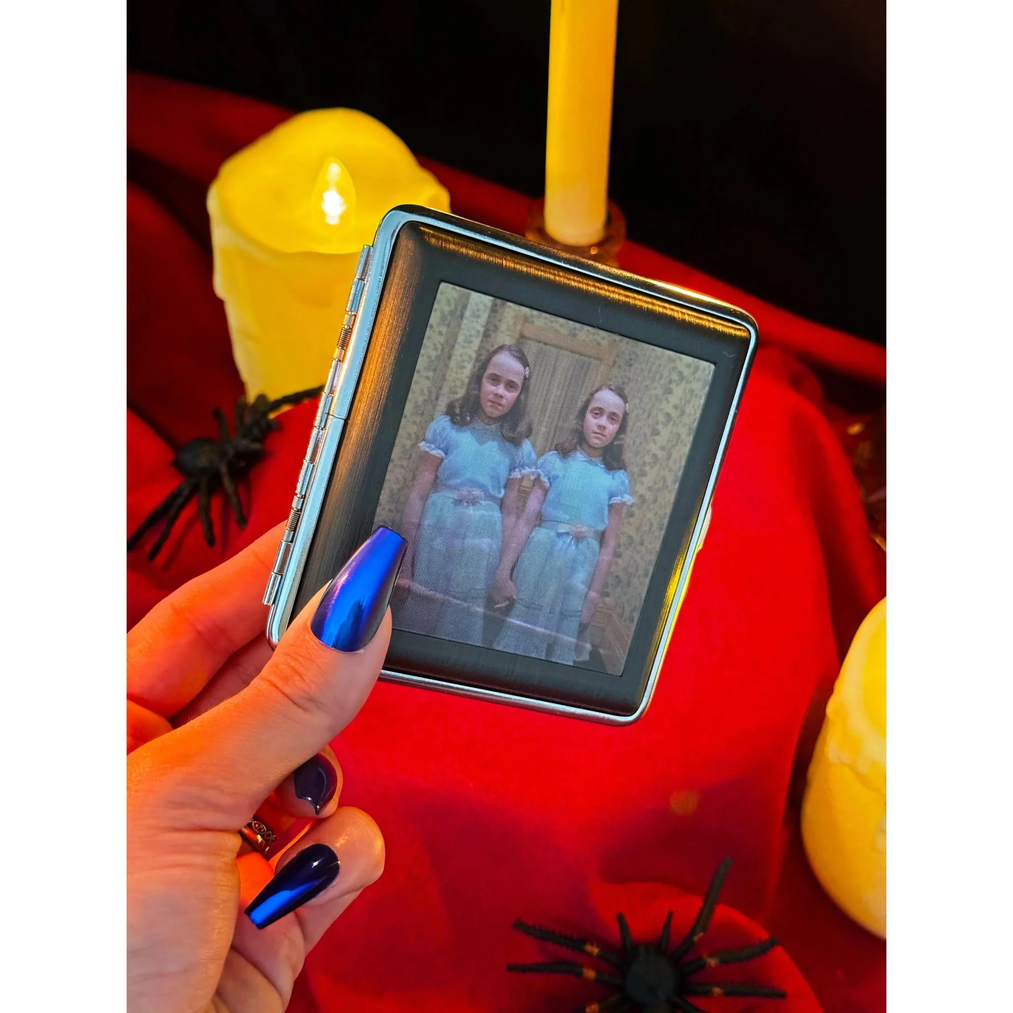 The Overlook Hotel Cig Case | Spooky Cigarette Tin Cash Card Container | 4" x 4" - Image 8