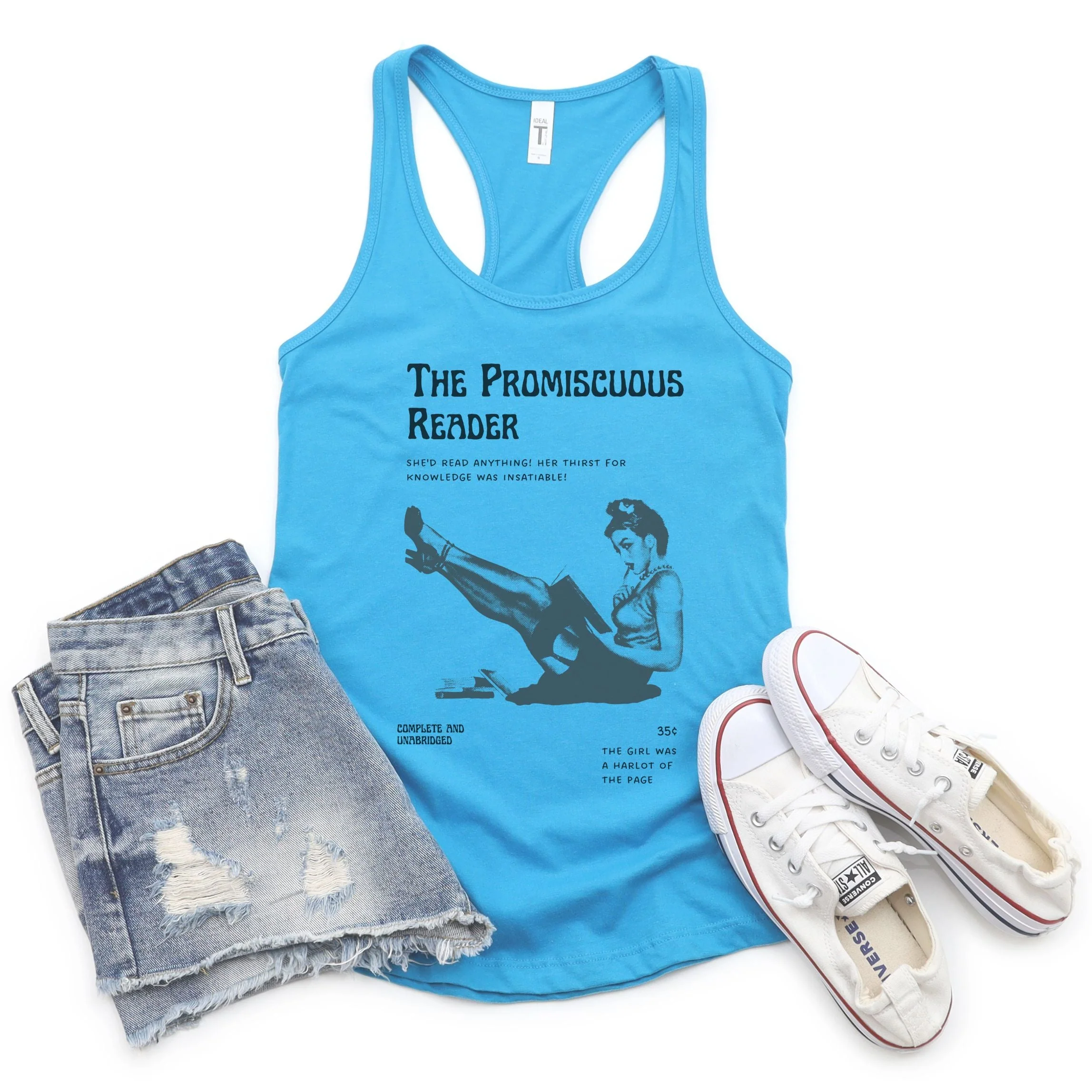 The Promiscuous Reader Women's Ideal Racerback Tank - Image 2