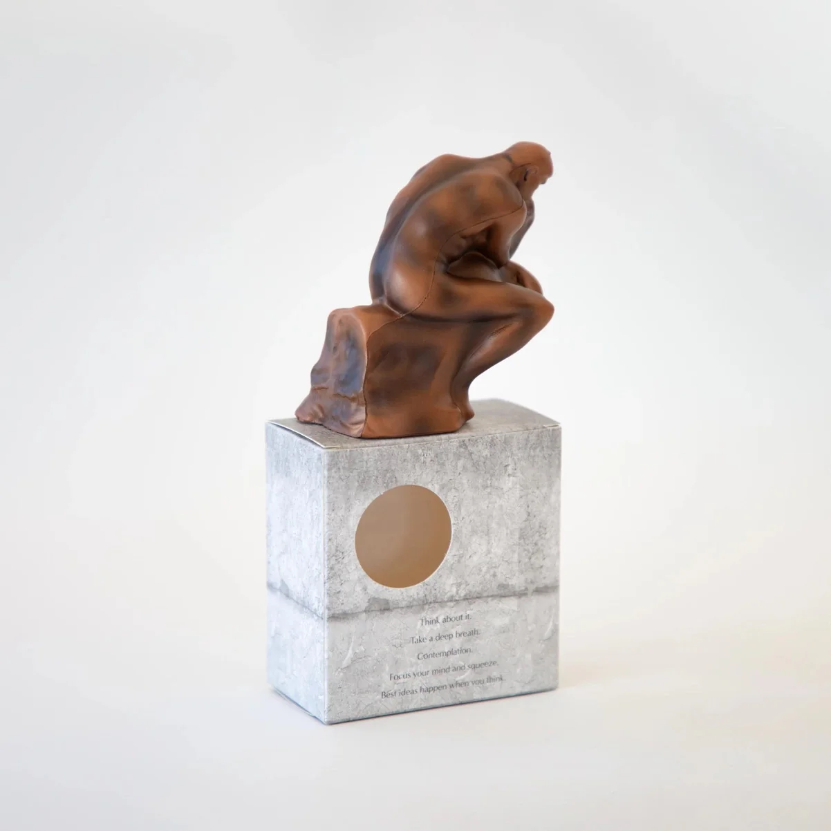 The Thinker Stress Toy x Abi Crompton | Foam Squeeze Toy 5" x 3" - Image 7