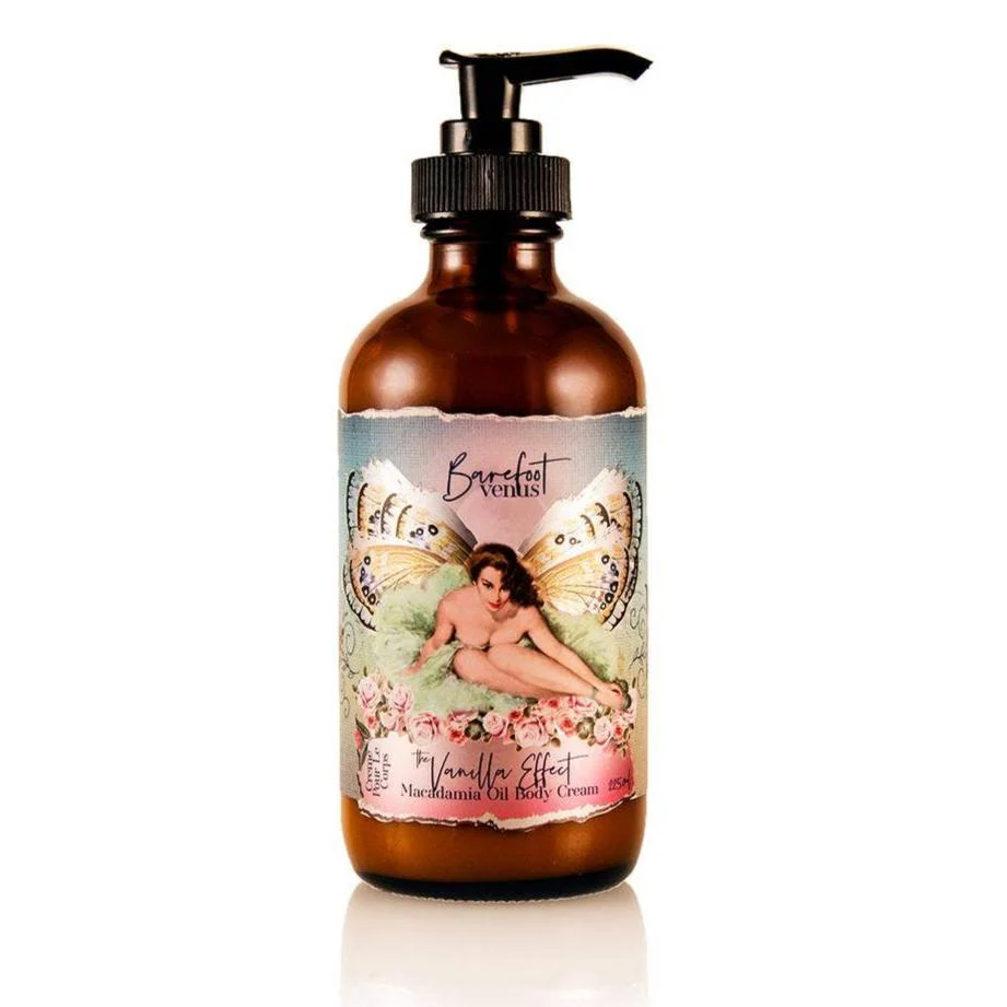 The Vanilla Effect Body Cream | Handmade + Cruelty-Free | Macadamia, Almond Oil | 8oz