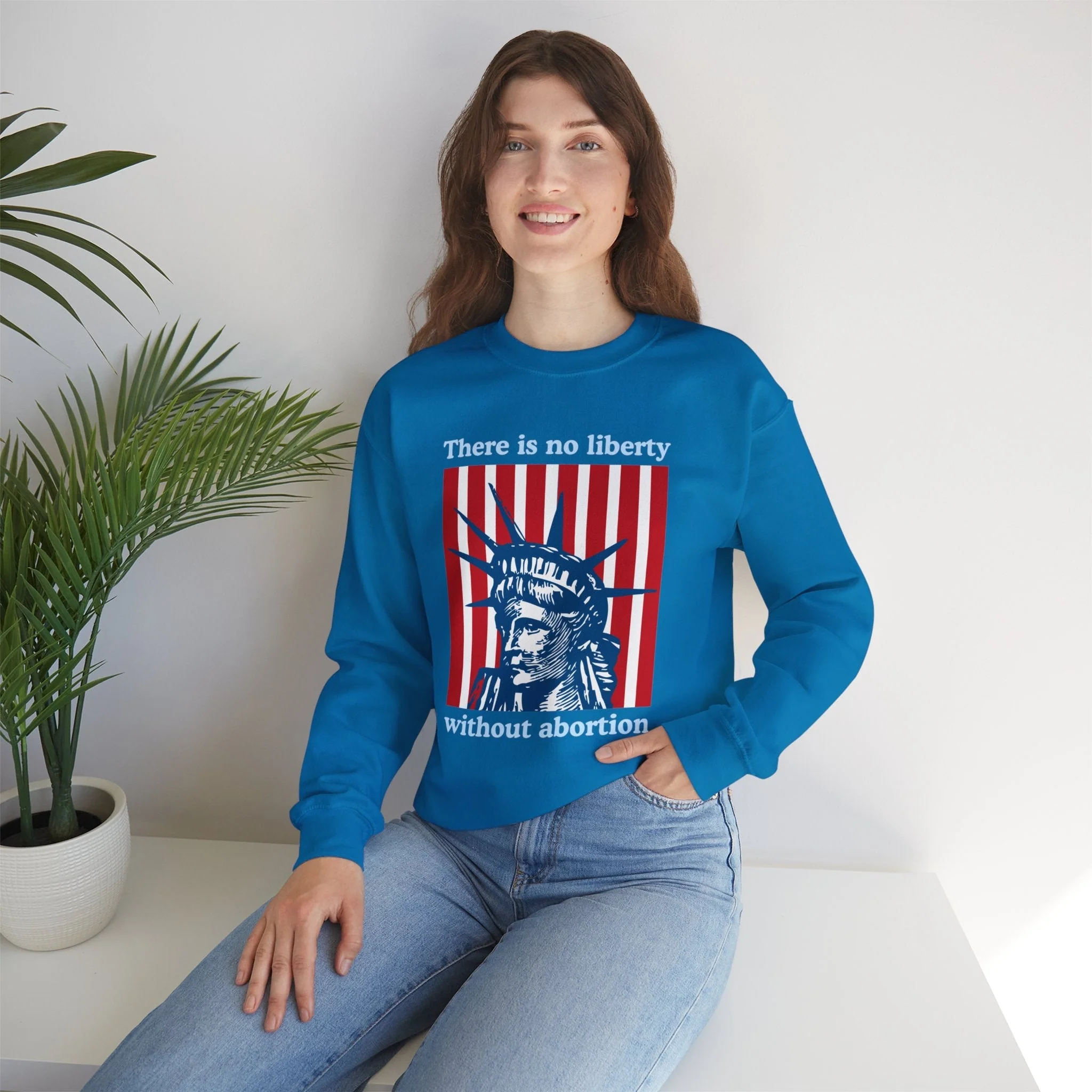 There is No Liberty Without Abortion Unisex Heavy Blend™ Crewneck Sweatshirt (Sizes S-5X) - Image 10