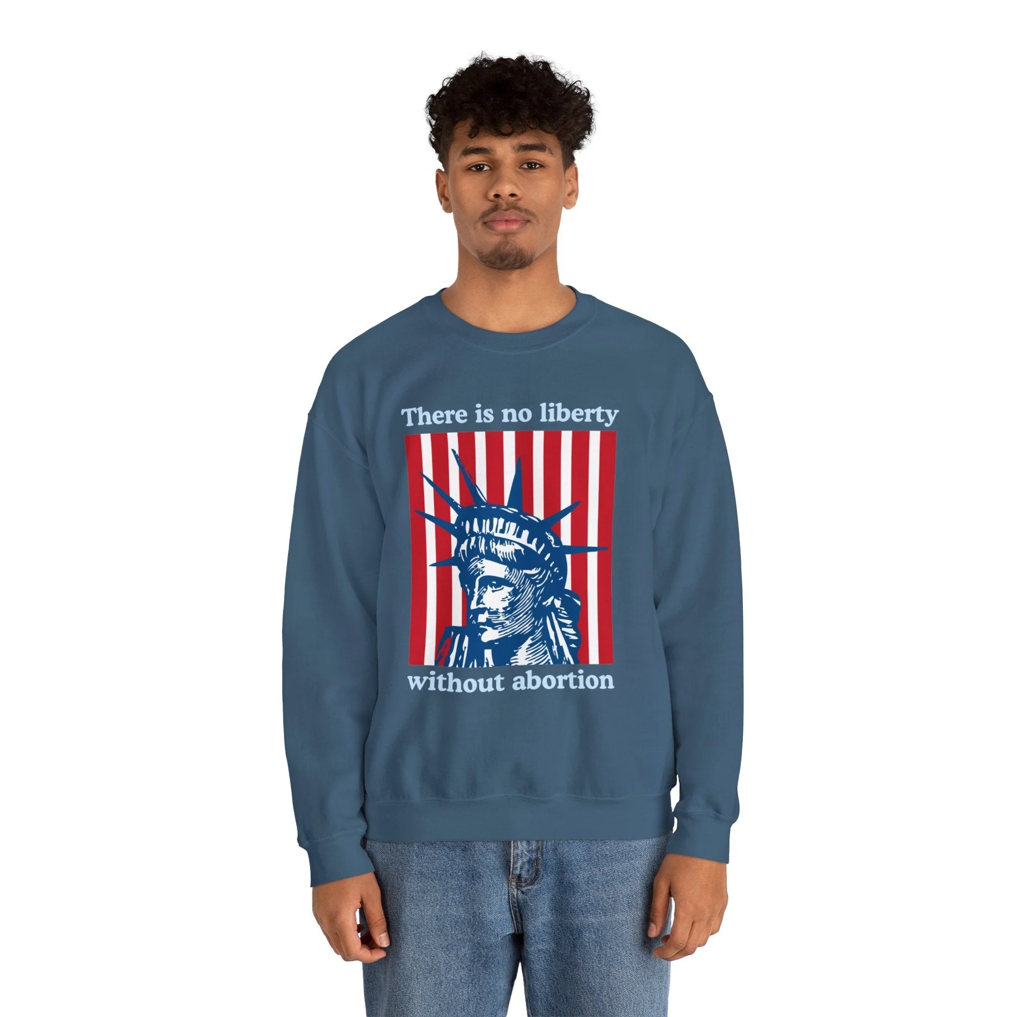 There is No Liberty Without Abortion Unisex Heavy Blend™ Crewneck Sweatshirt (Sizes S-5X) - Image 13